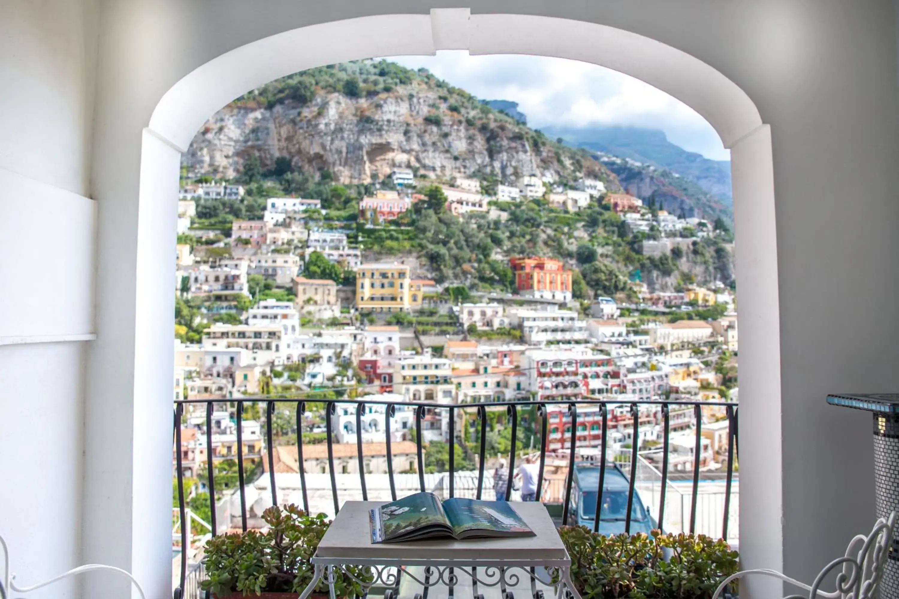 Balcony/Terrace, View in Hotel Poseidon