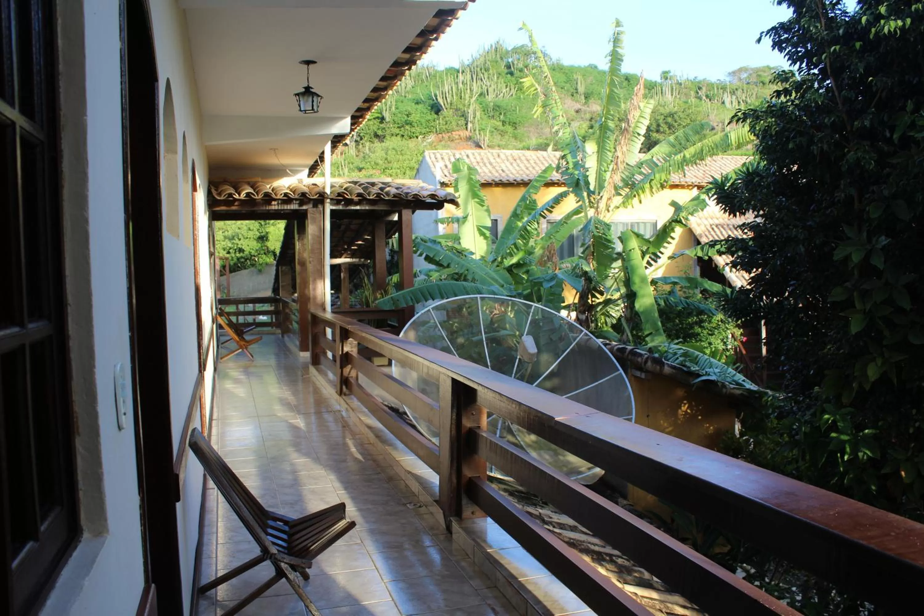 Balcony/Terrace in Pousada Recanto Das Emerências