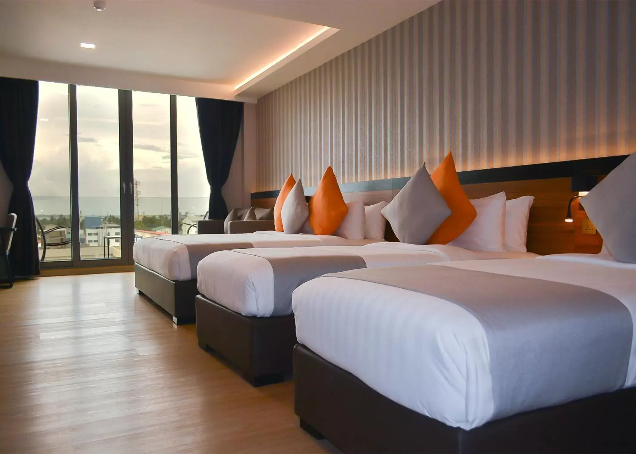 Bed in Triton Prestige Seaview and Spa