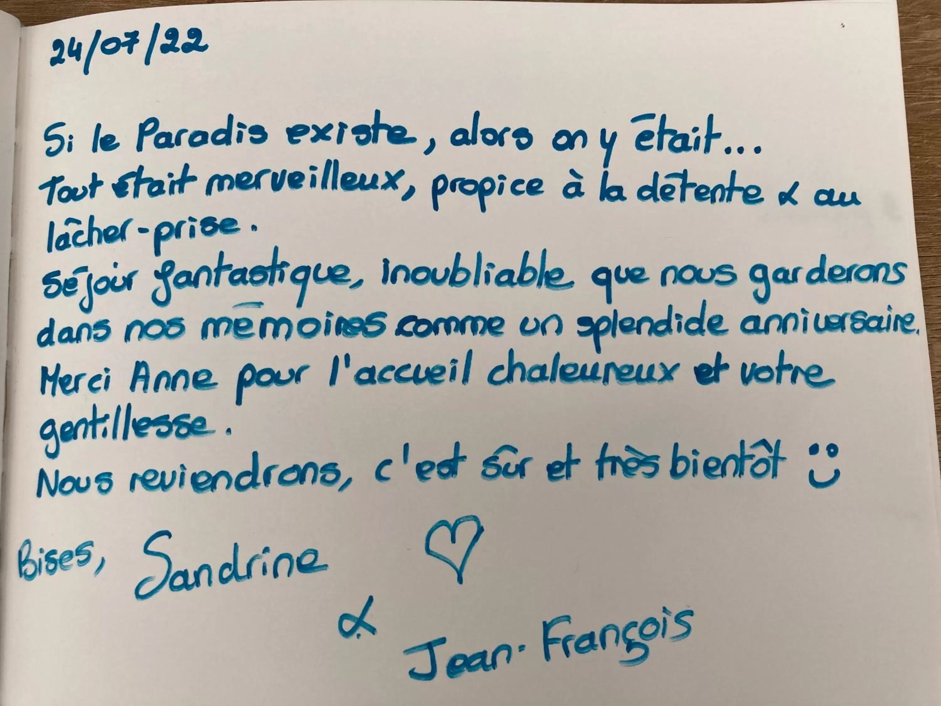 People in Le Nid d'Ange