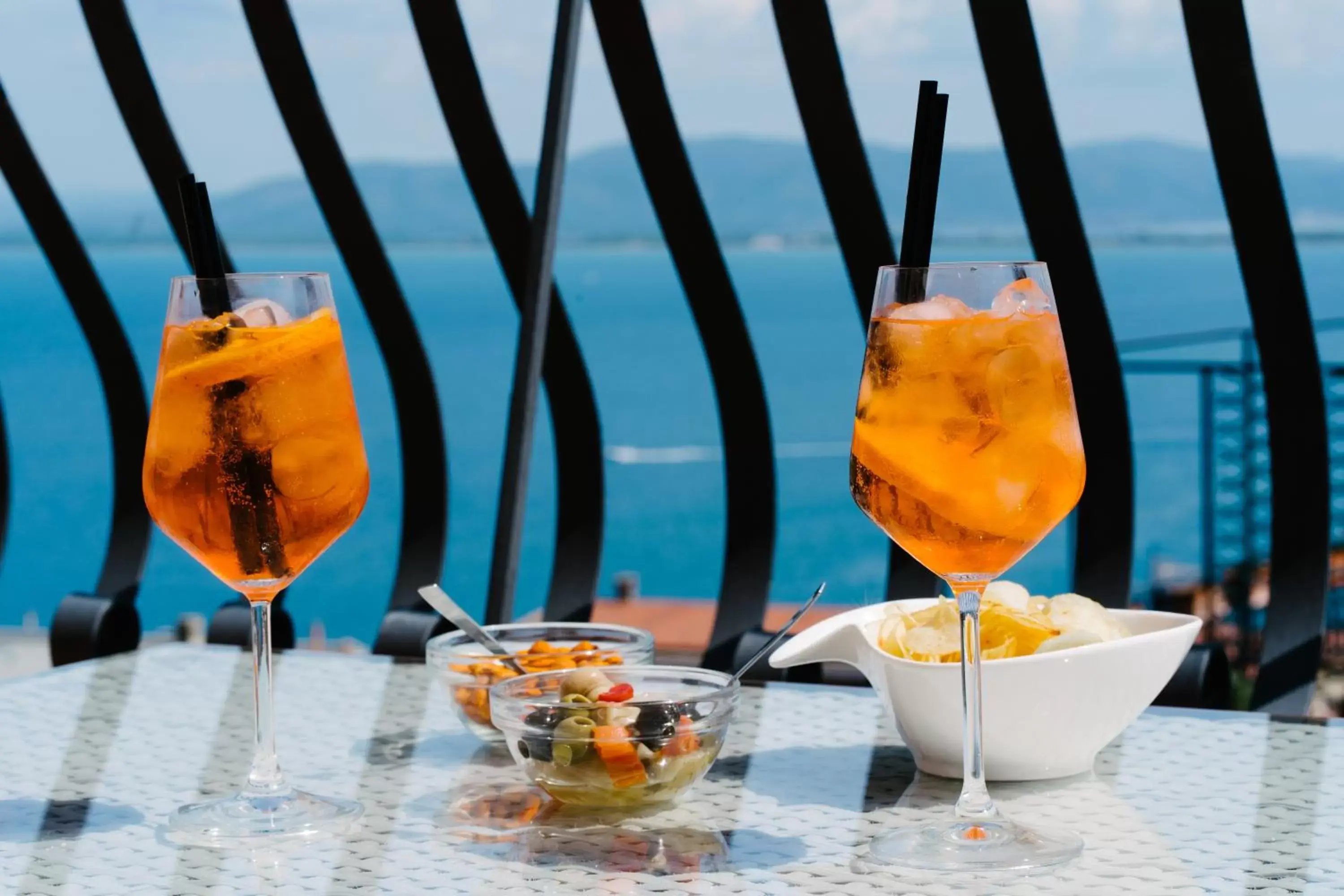 Balcony/Terrace, Drinks in Bike&Boat Argentario Hotel