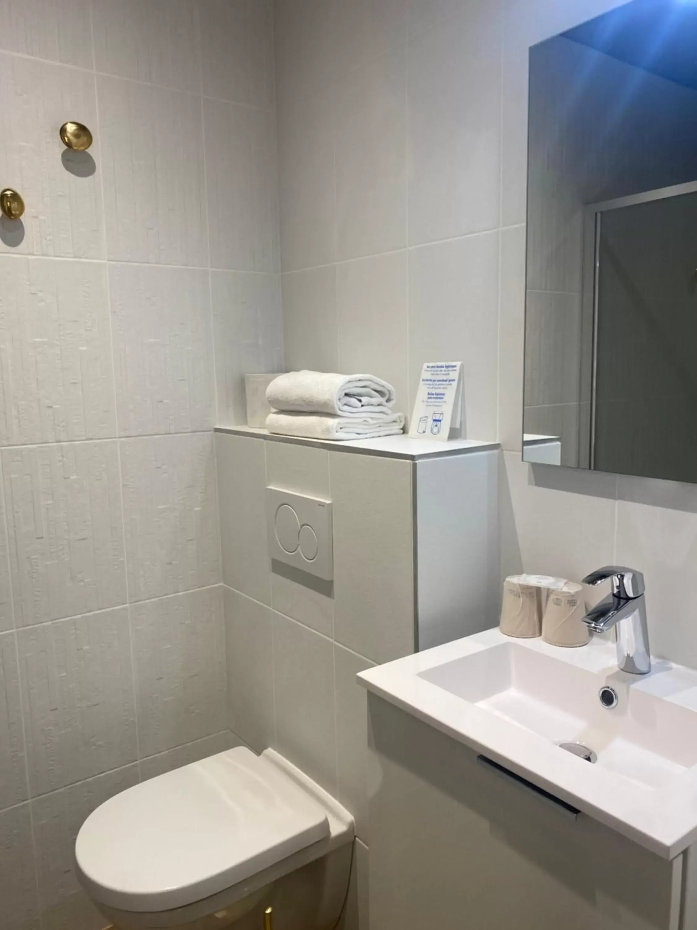 Toilet, Bathroom in Grand Hotel De La Poste - Lyon Sud - Vienne