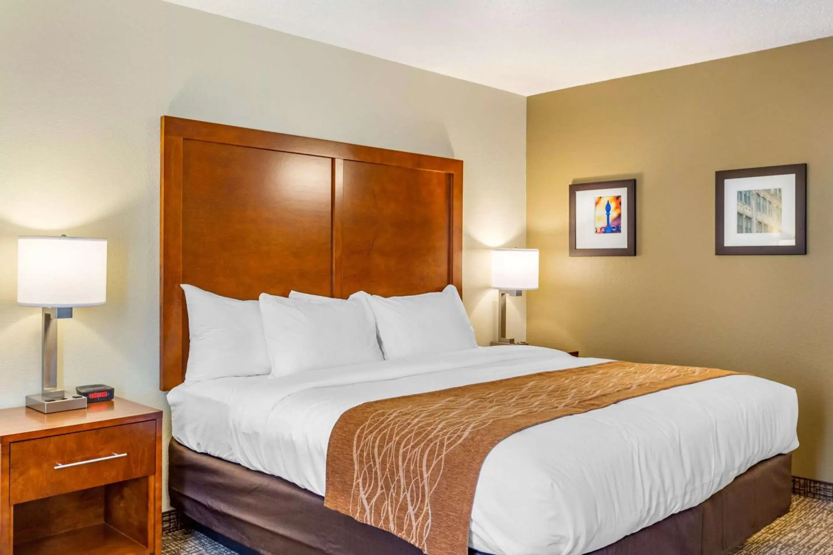 Photo of the whole room, Bed in Comfort Inn DeKalb - Adjacent the University