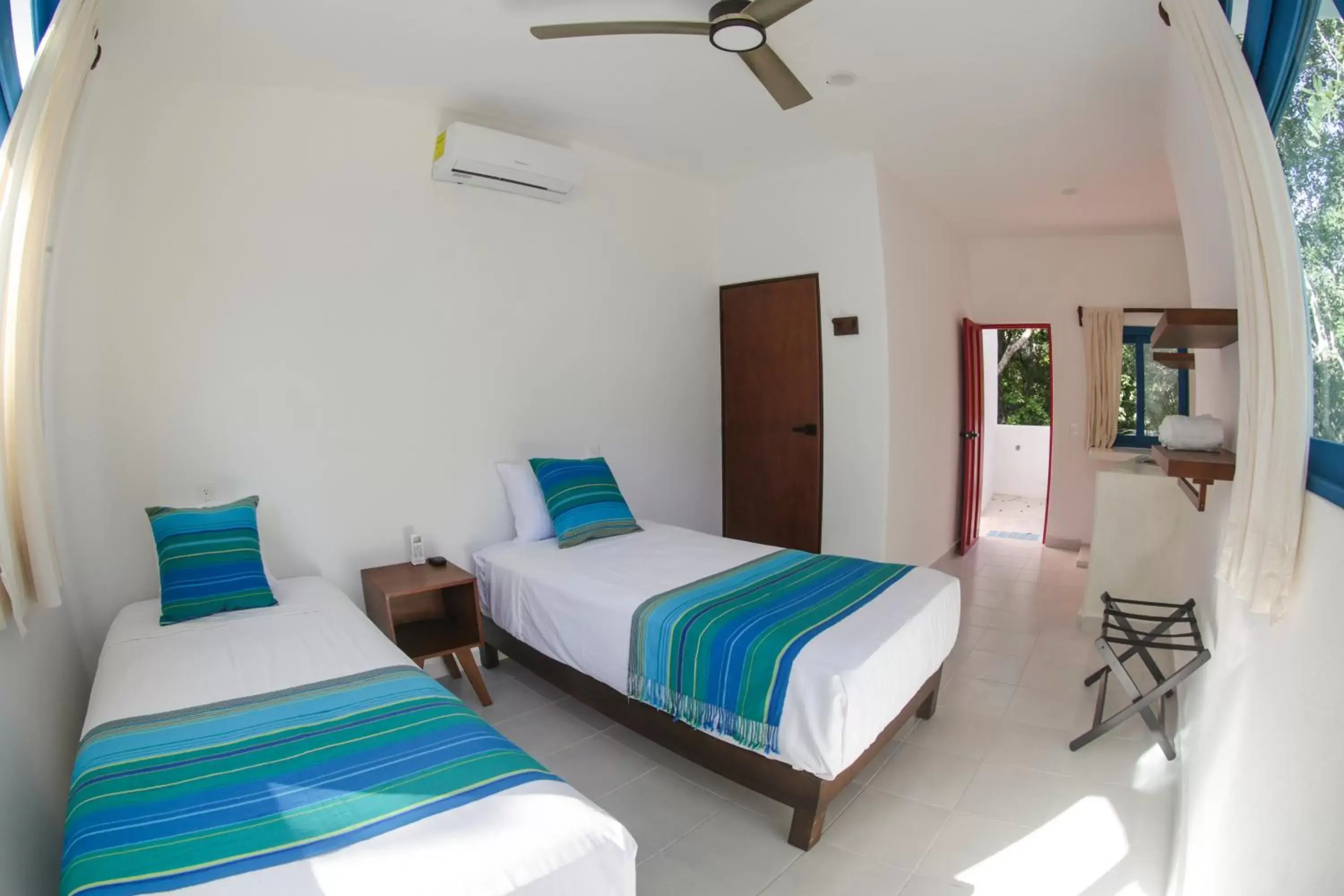 Bed in Maison Bacalar