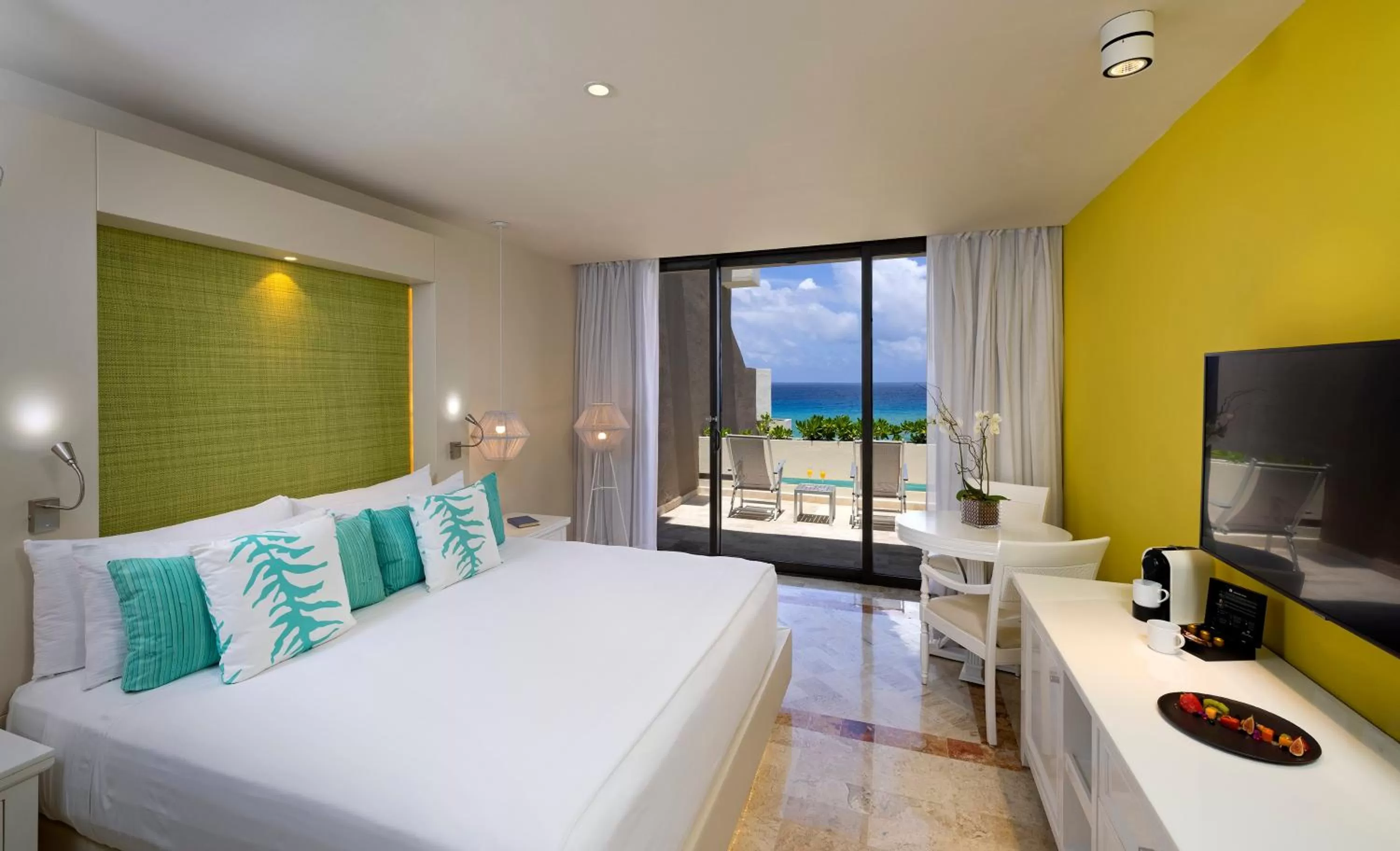 Bedroom, Bed in Paradisus Cancun All Inclusive