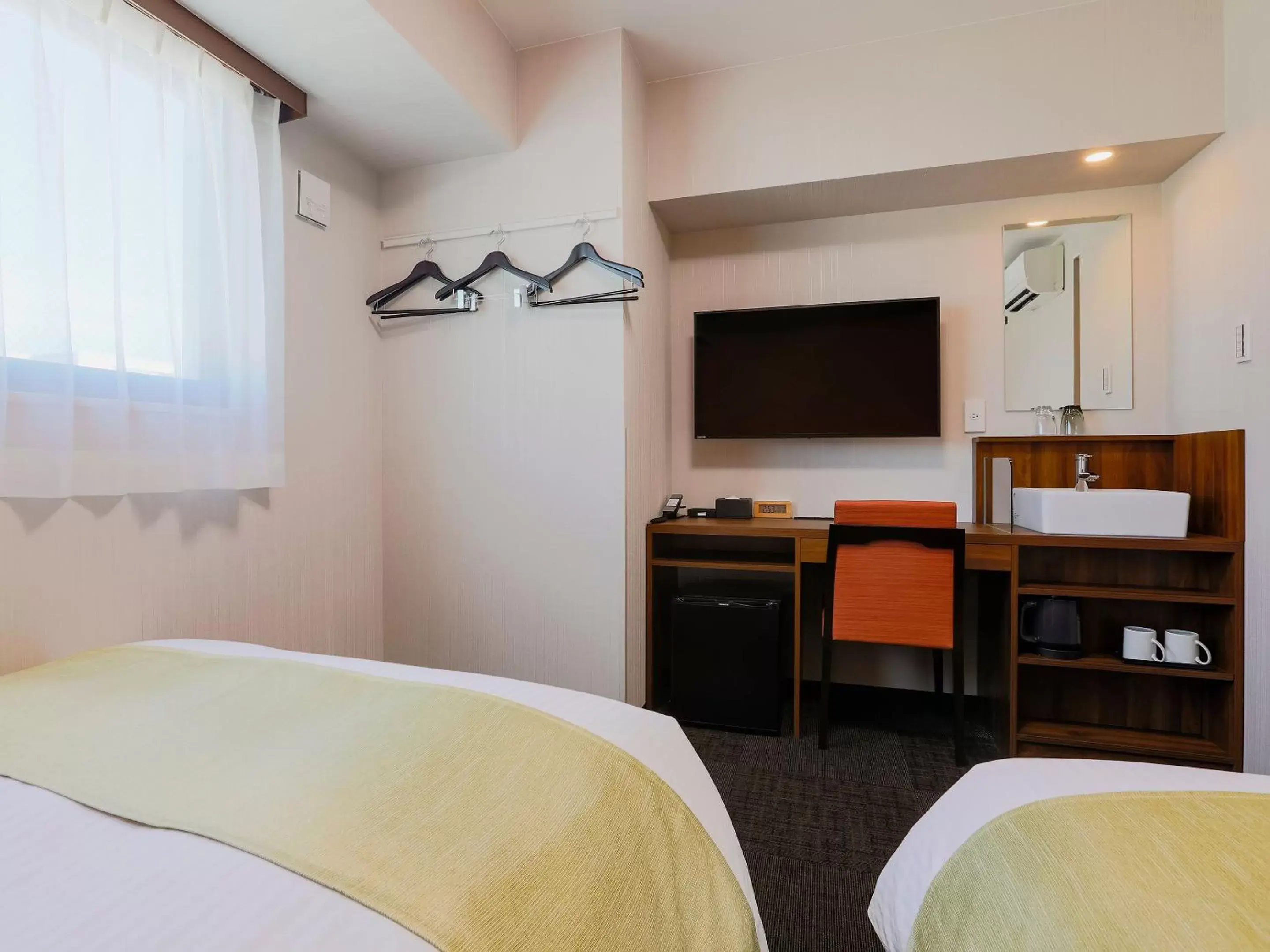 Photo of the whole room, Bed in Hotel Wing International Takamatsu