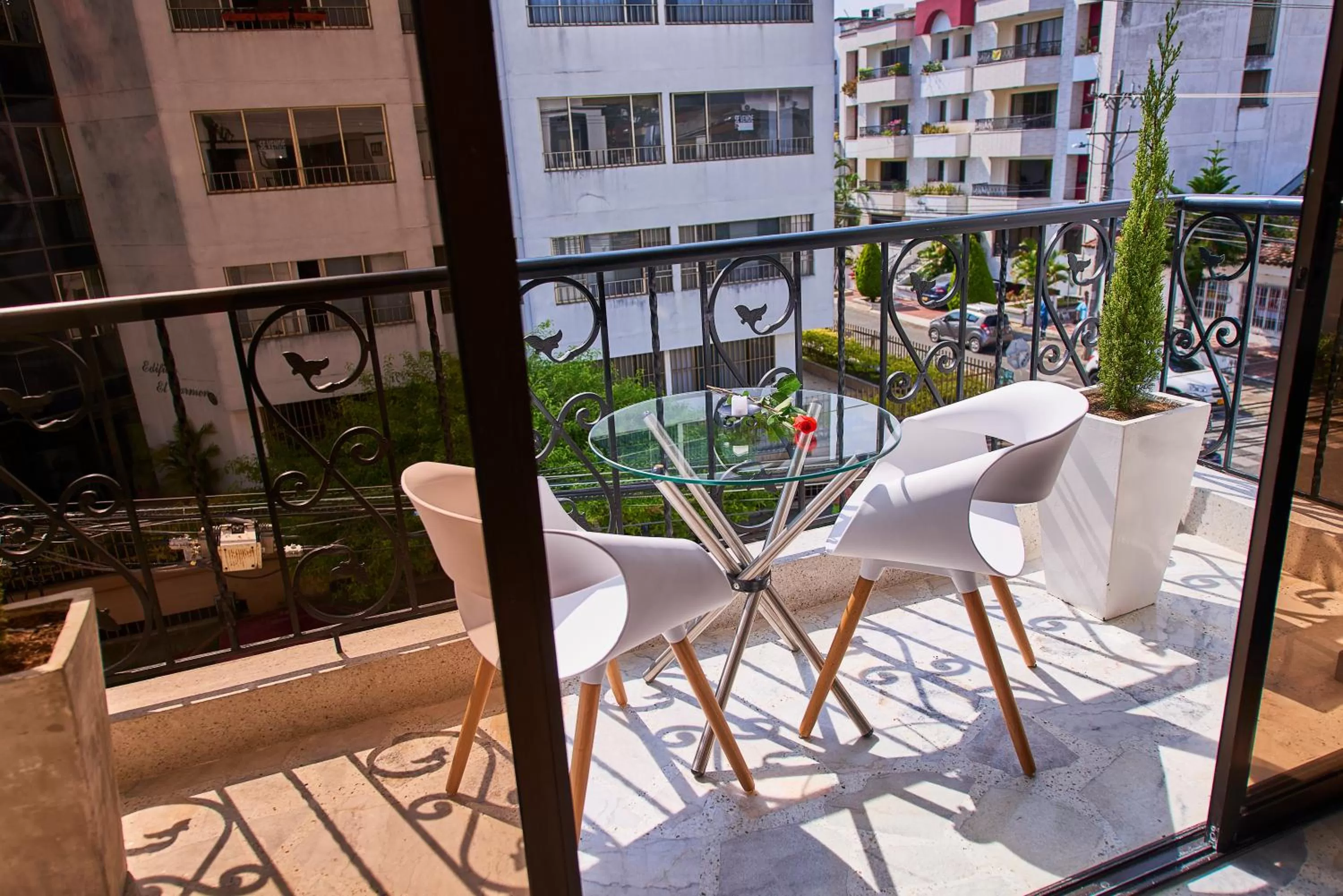 Balcony/Terrace in Casa Esmeralda Hotel Boutique