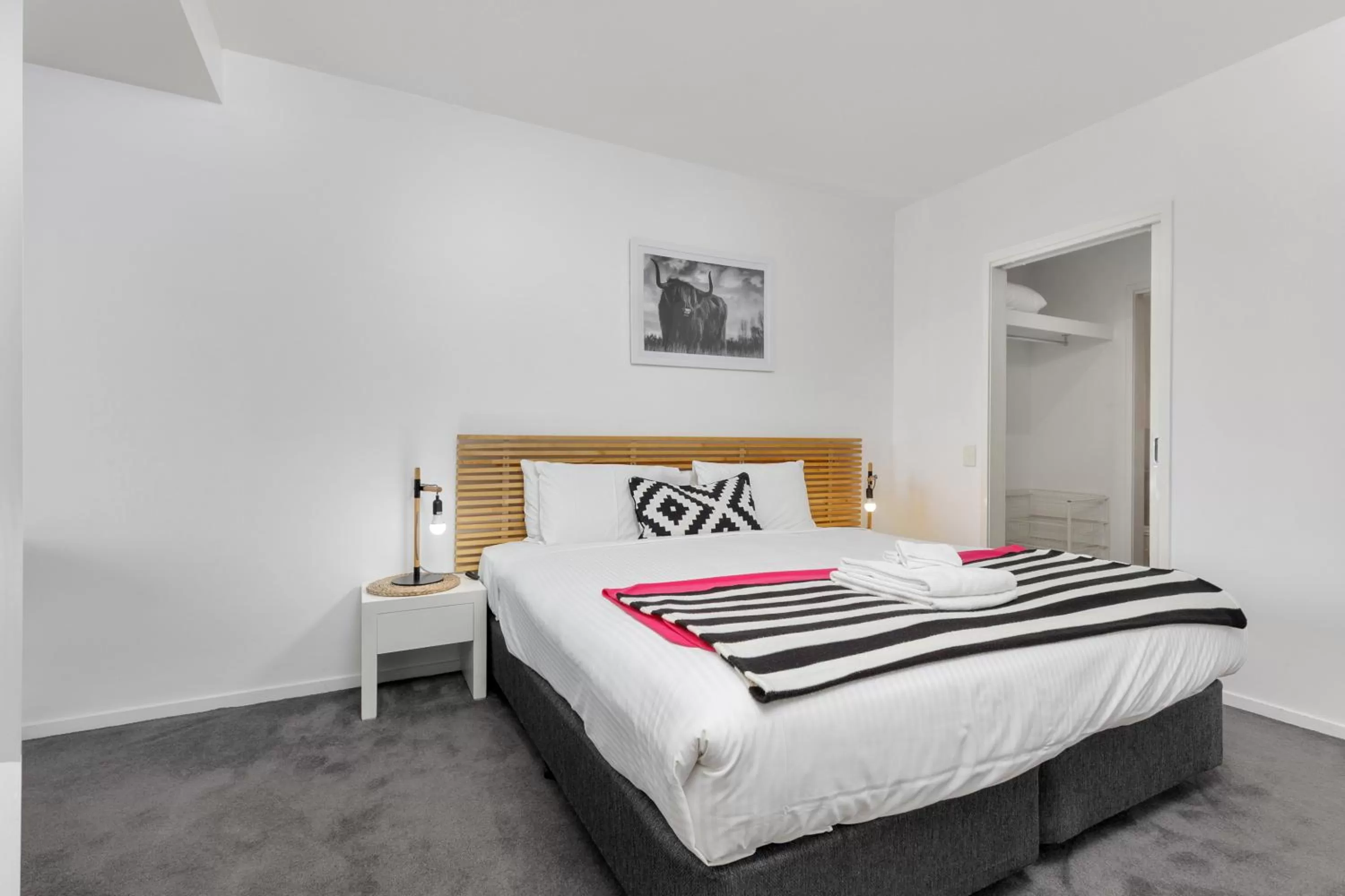 Bedroom, Bed in Docklands Private Collection - NEWQUAY