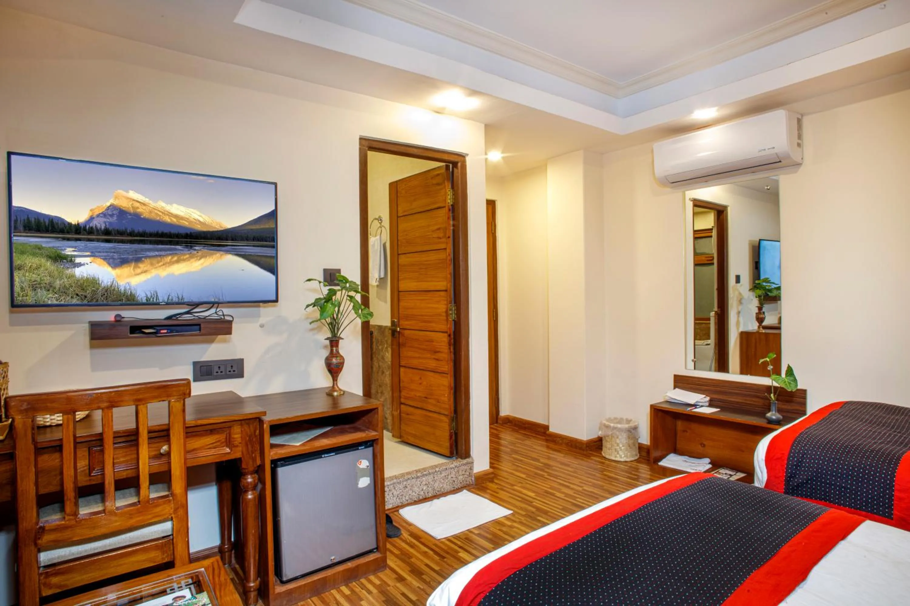 Bedroom in Taleju Boutique Hotel