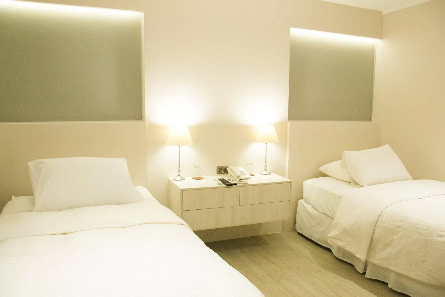 Bed in Hotel Puerto de Vega