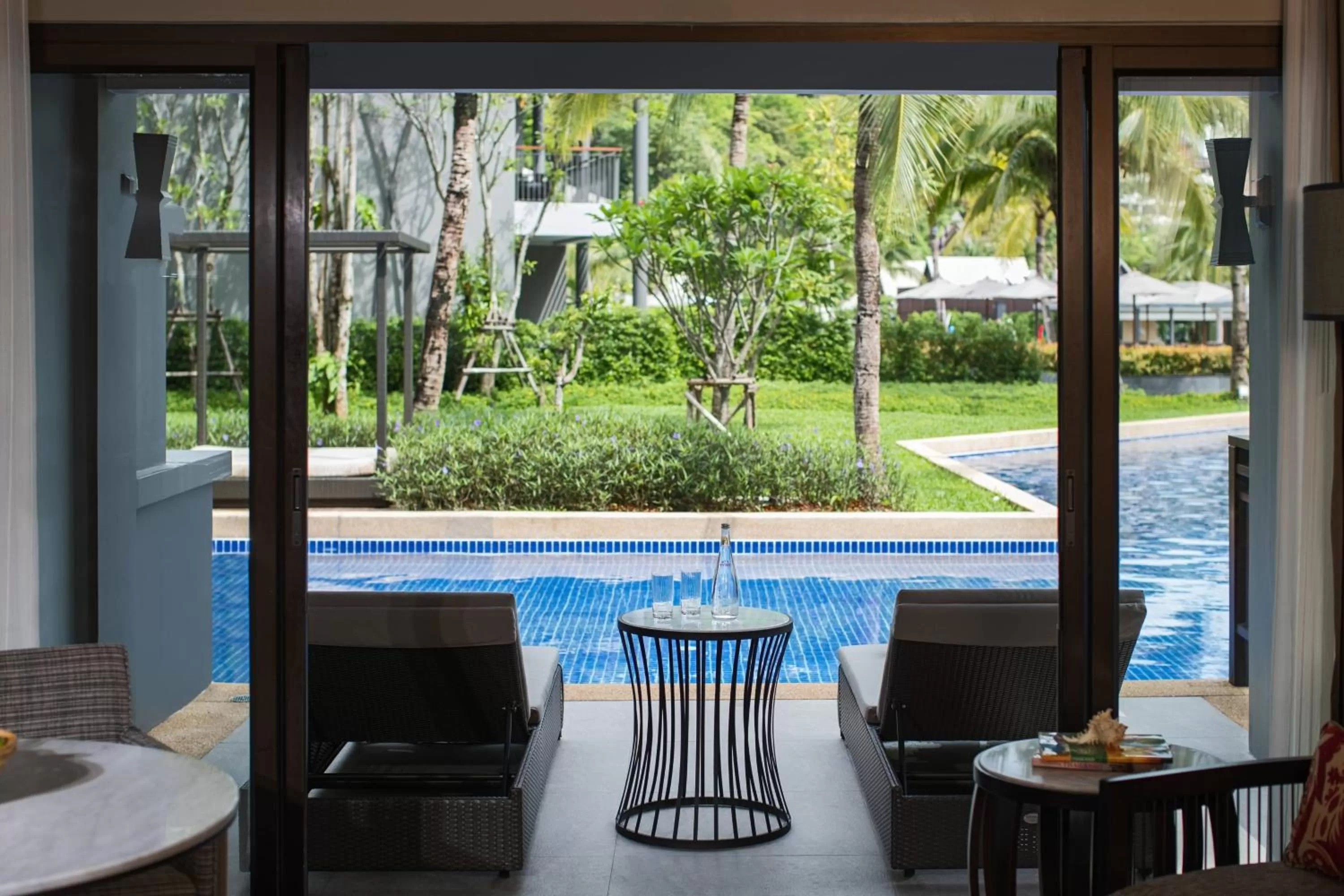 Swimming pool in Phuket Marriott Resort and Spa, Nai Yang Beach