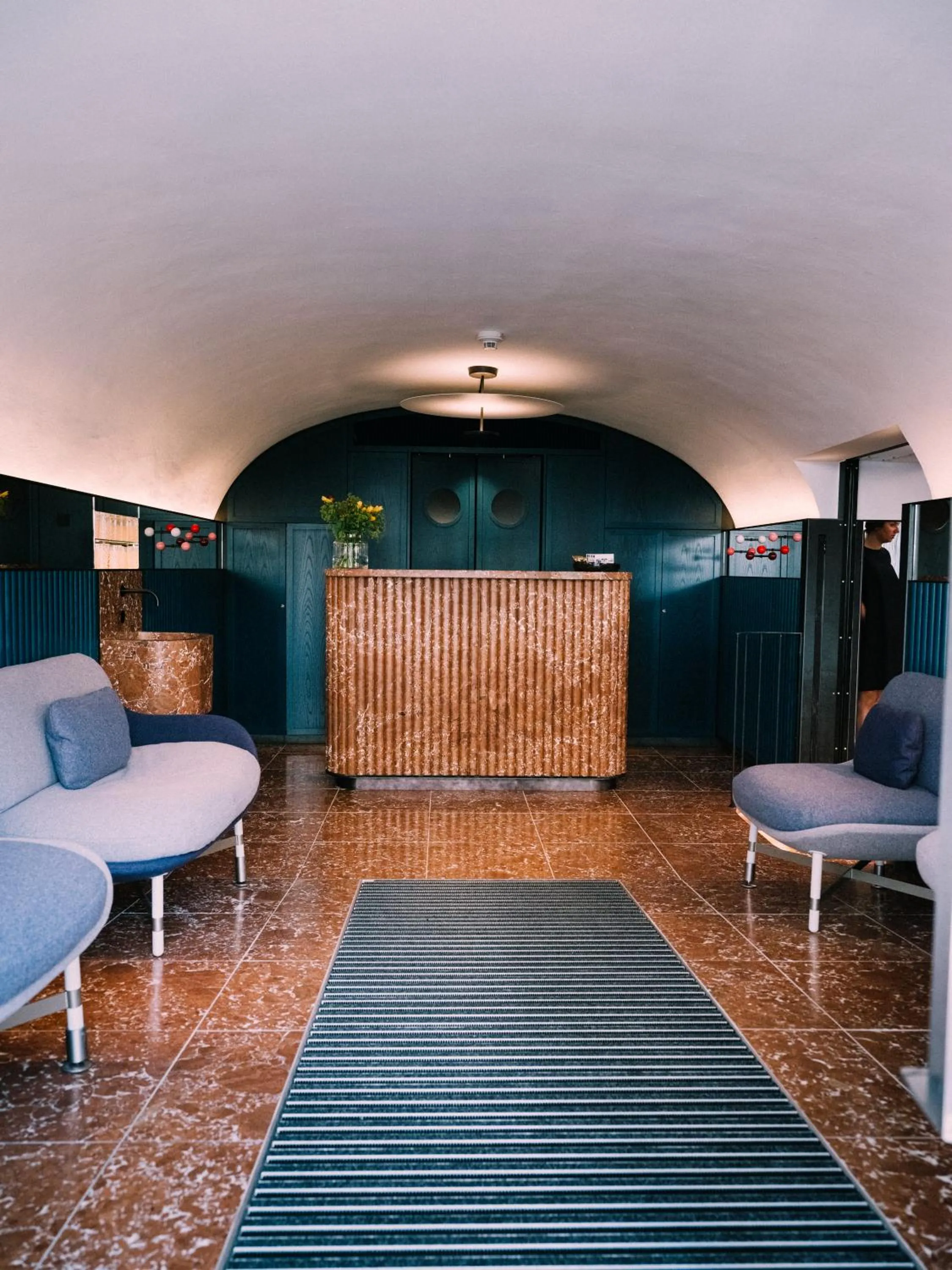 Lobby or reception in artHotel Blaue Gans