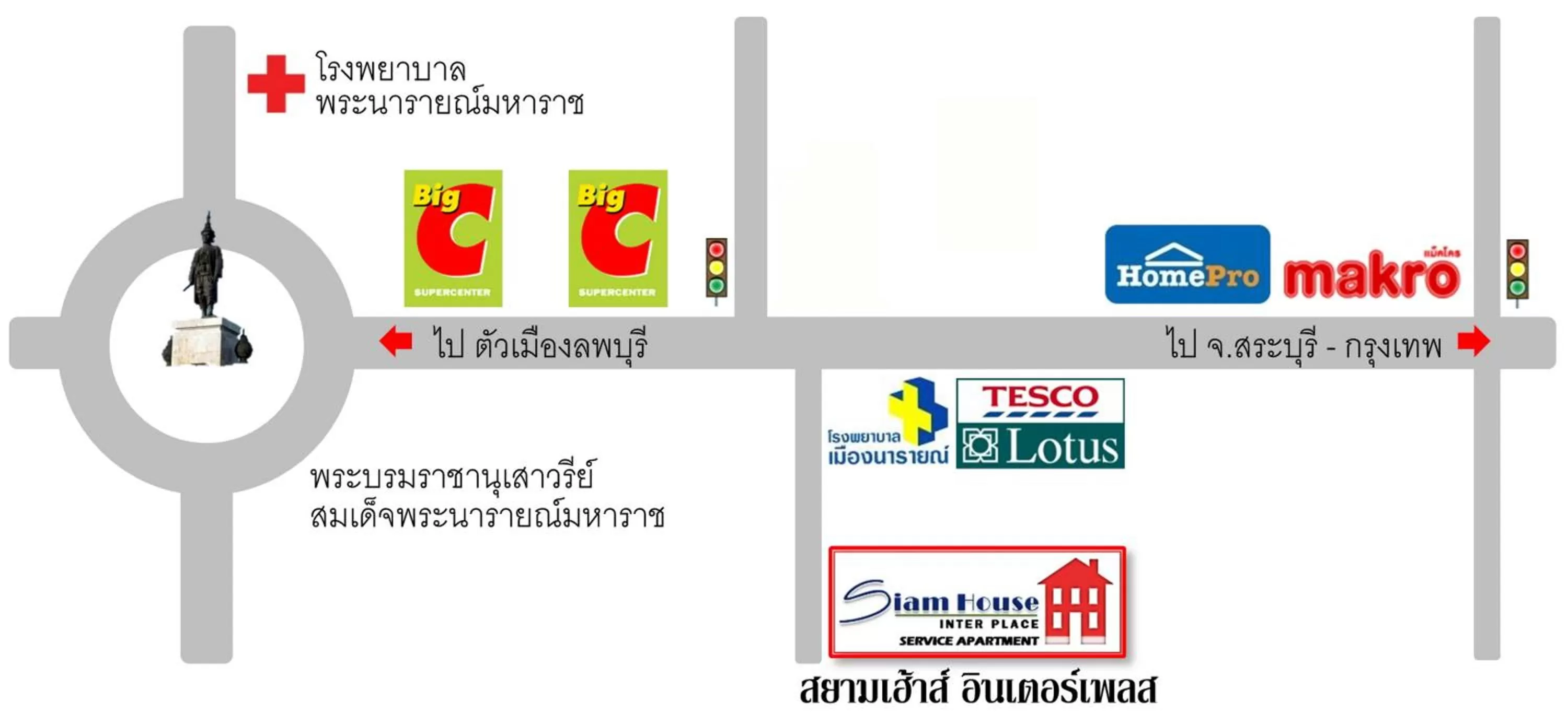 Floor plan in Siam House Interplace