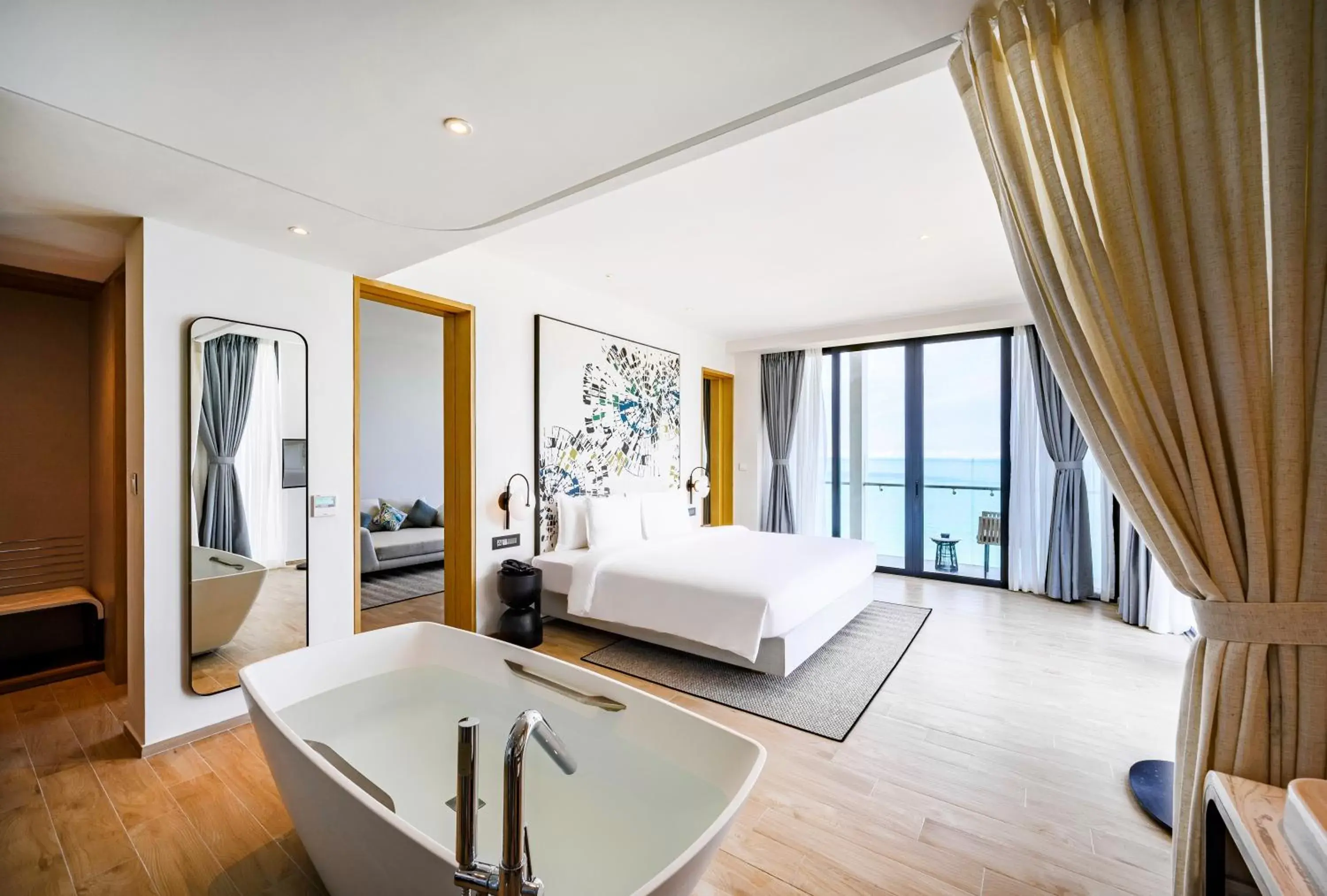 Bed, Seating Area in Anya Premier Hotel Quy Nhon