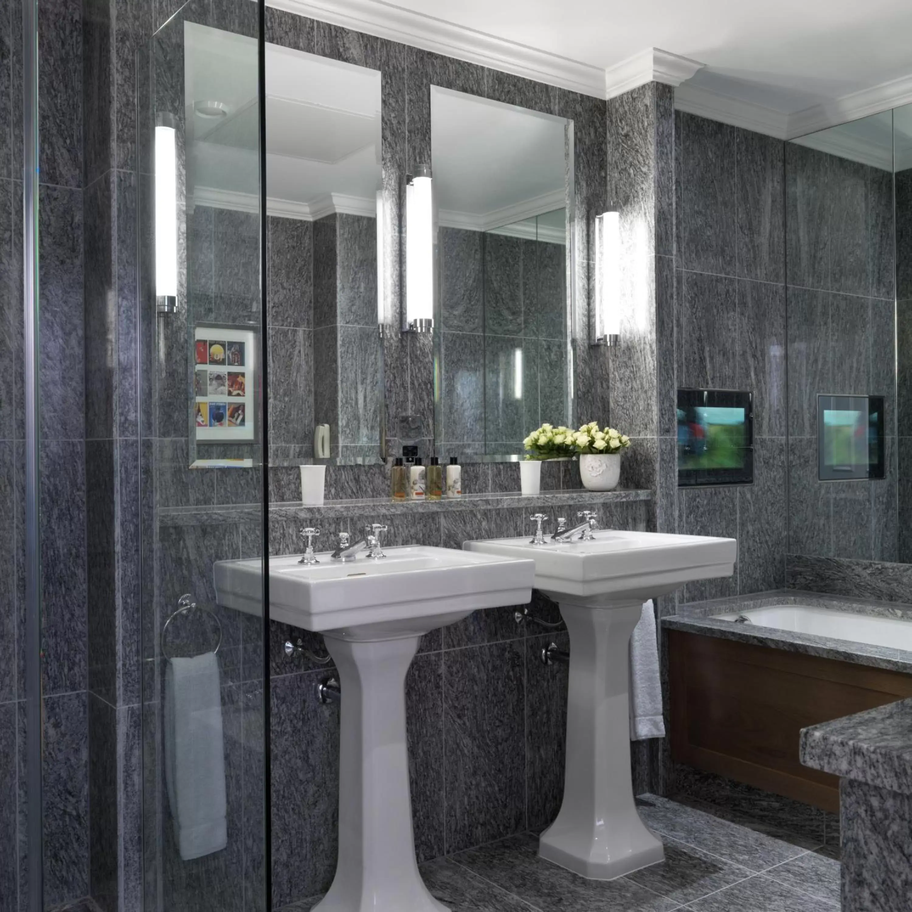 Shower, Bathroom in Knightsbridge Hotel, Firmdale Hotels