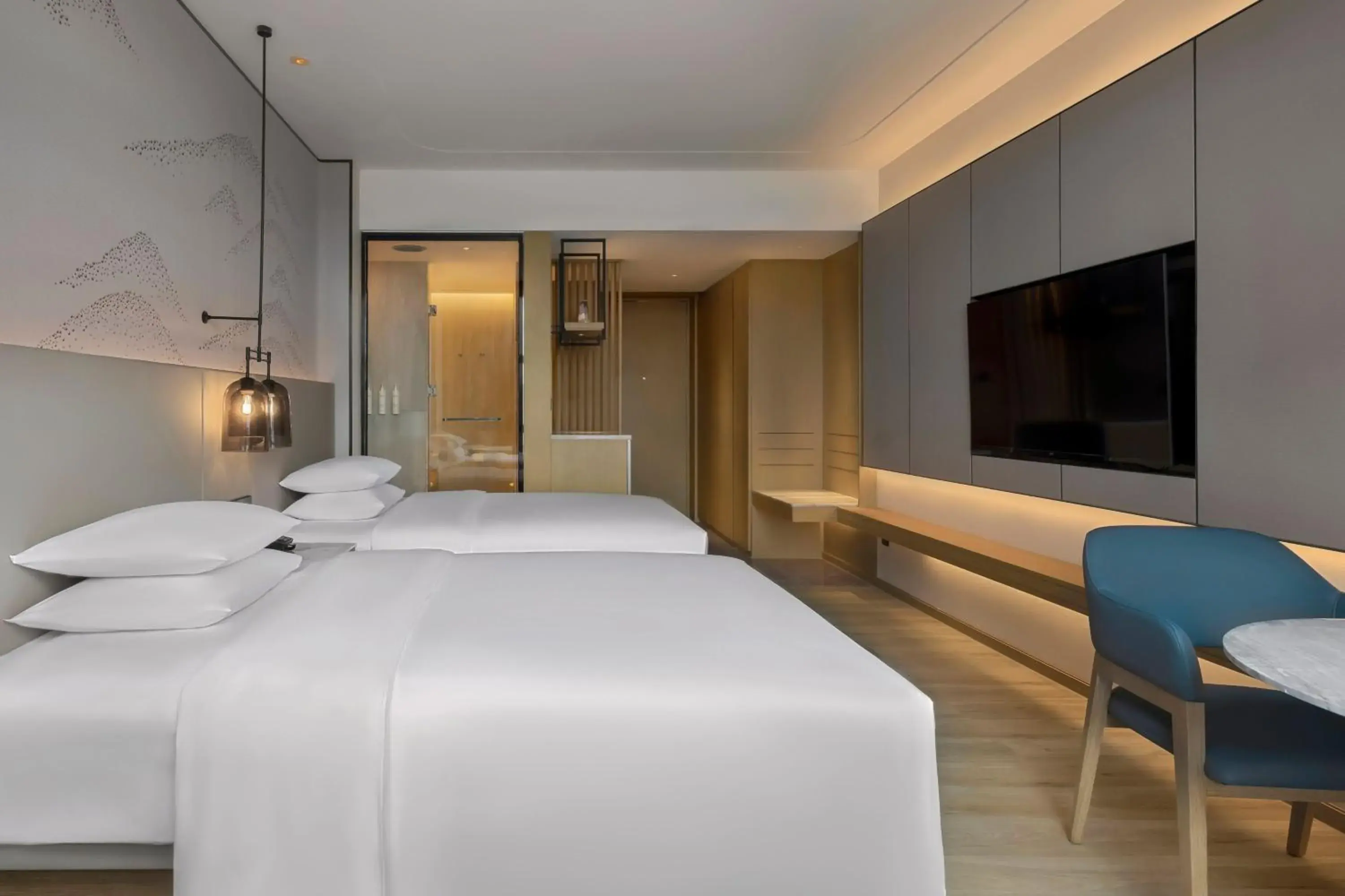 Photo of the whole room, Bed in Courtyard by Marriott Foshan Gaoming