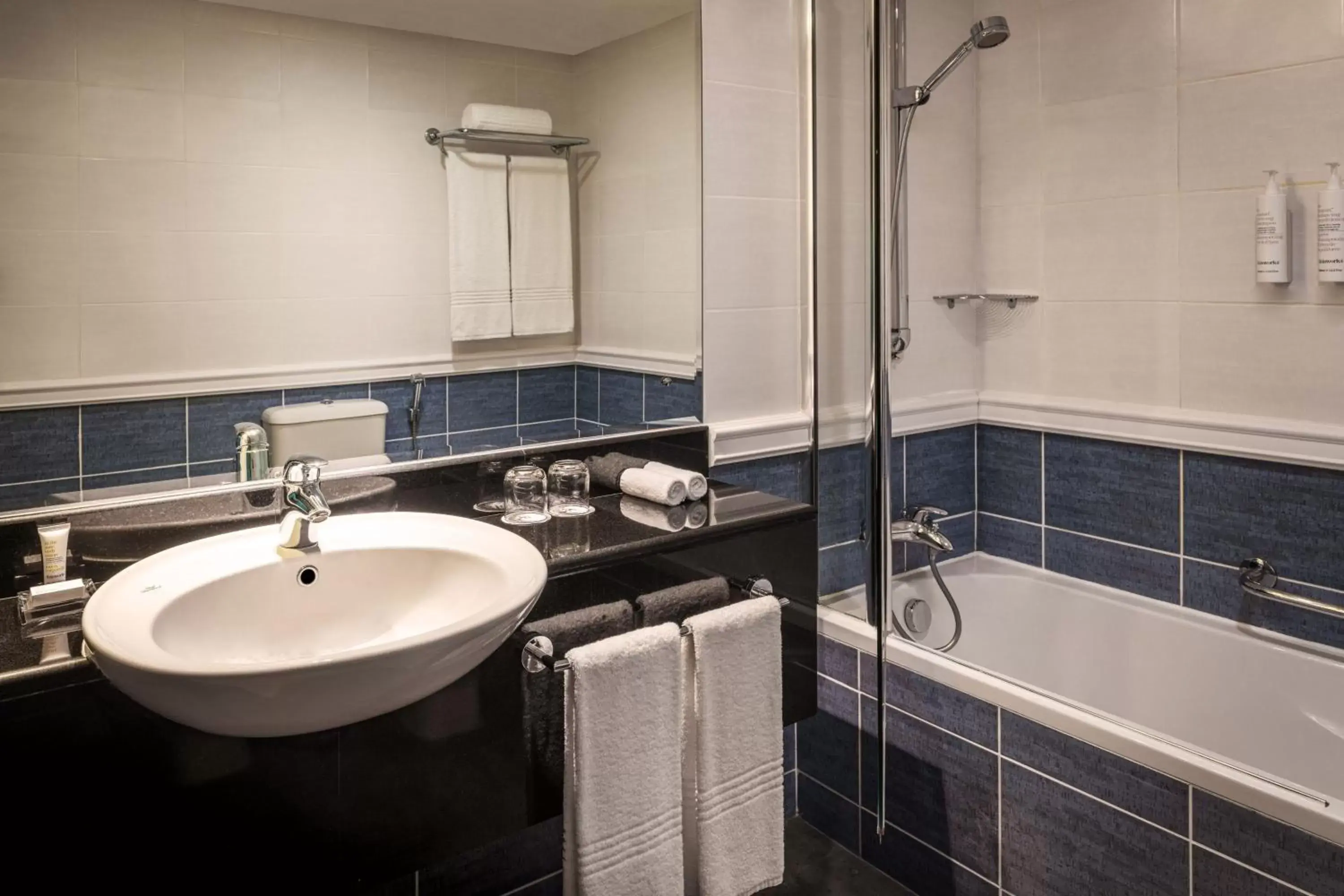 Bathroom in Dubai Marriott Harbour Hotel And Suites