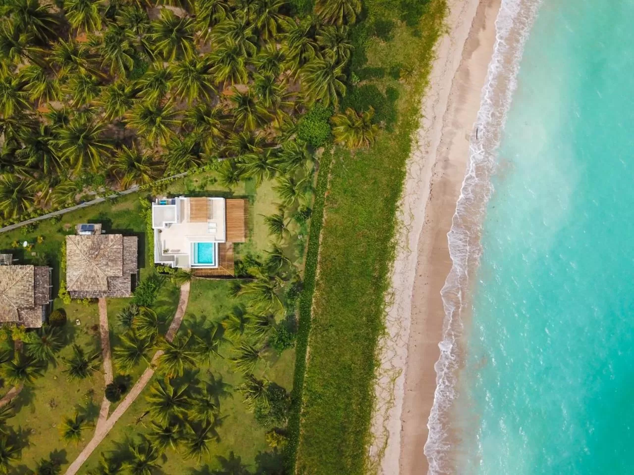 Natural landscape in Pousada Aldeia Beijupirá