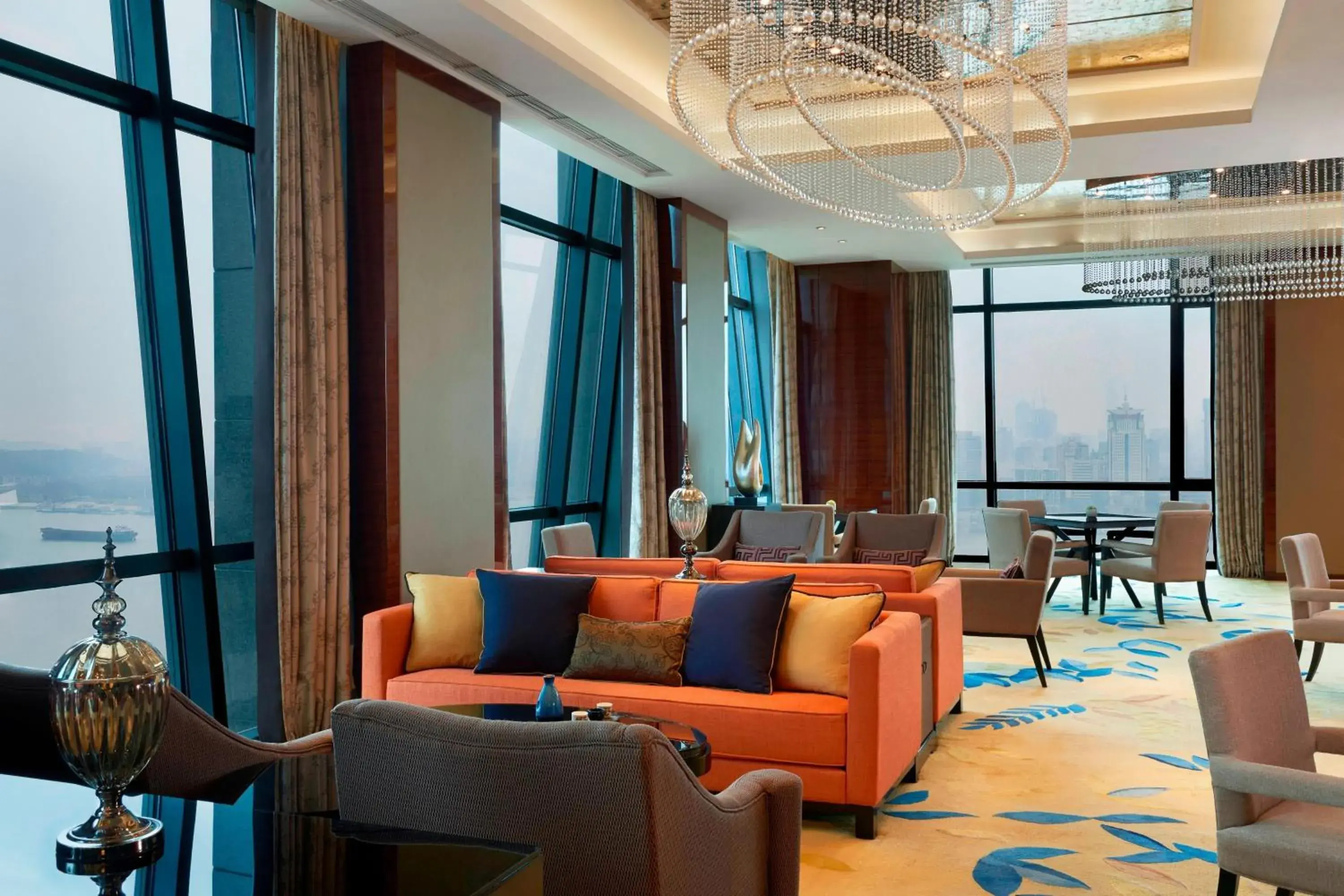 Lounge or bar in The Westin Wuhan Wuchang