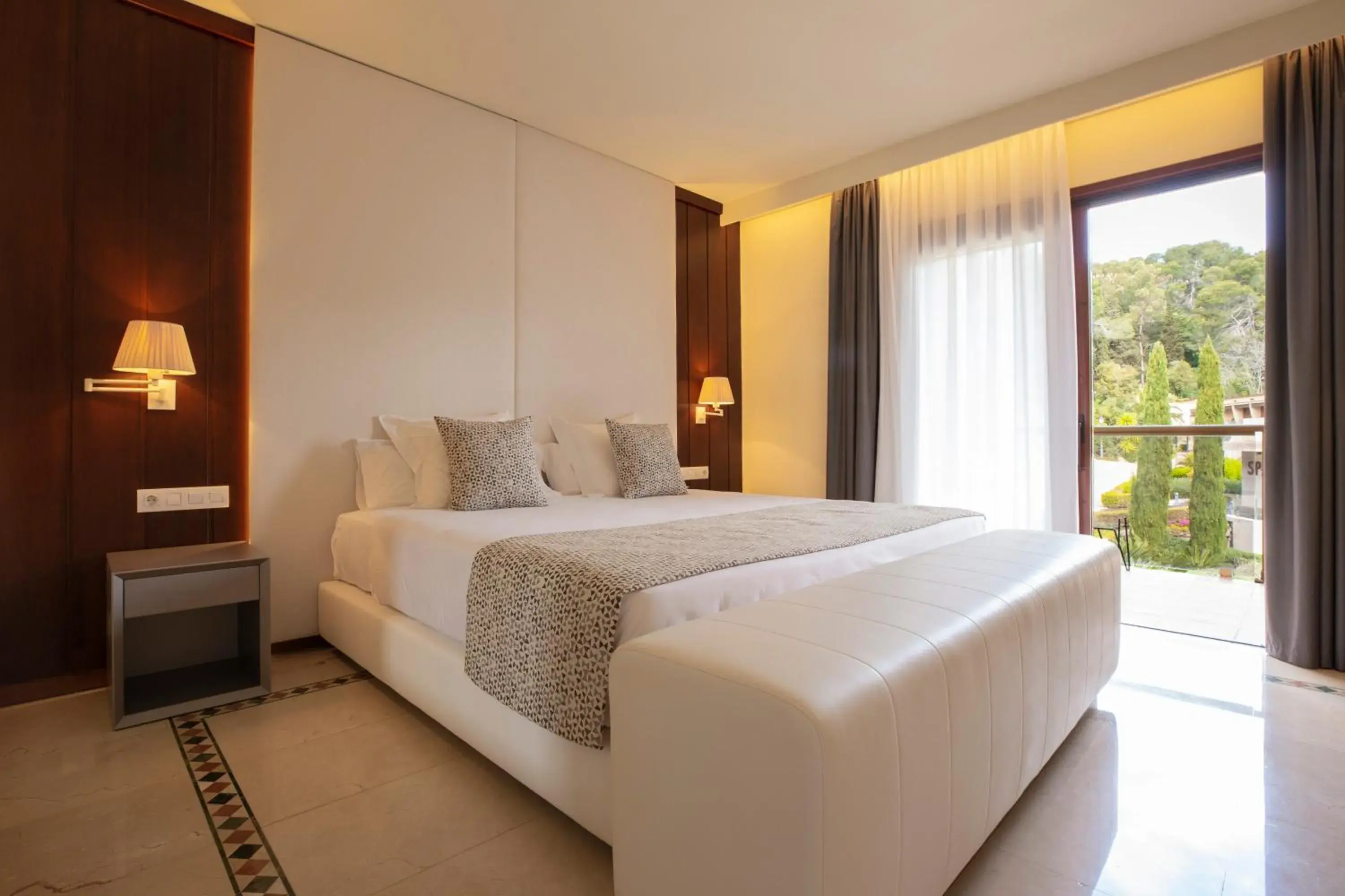 Bed in Hotel Santa Marta