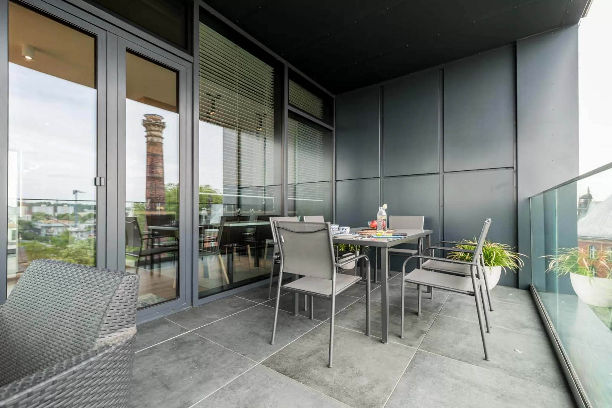 Patio in Q18 ApartHotel