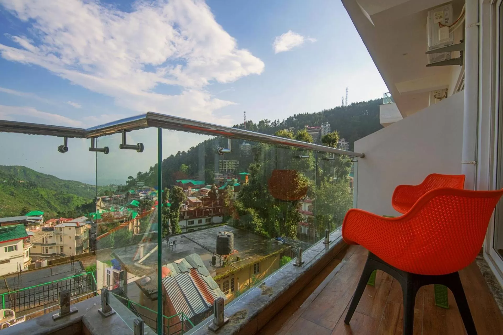 Balcony/Terrace in Shivaay Morex- A Vegetarian Hotel