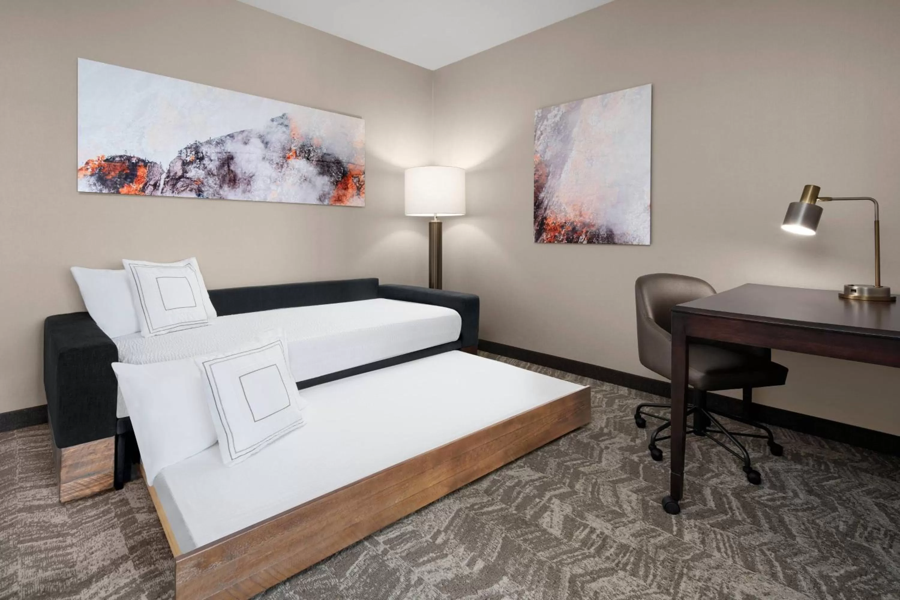 Photo of the whole room, Bed in SpringHill Suites by Marriott Denver Airport