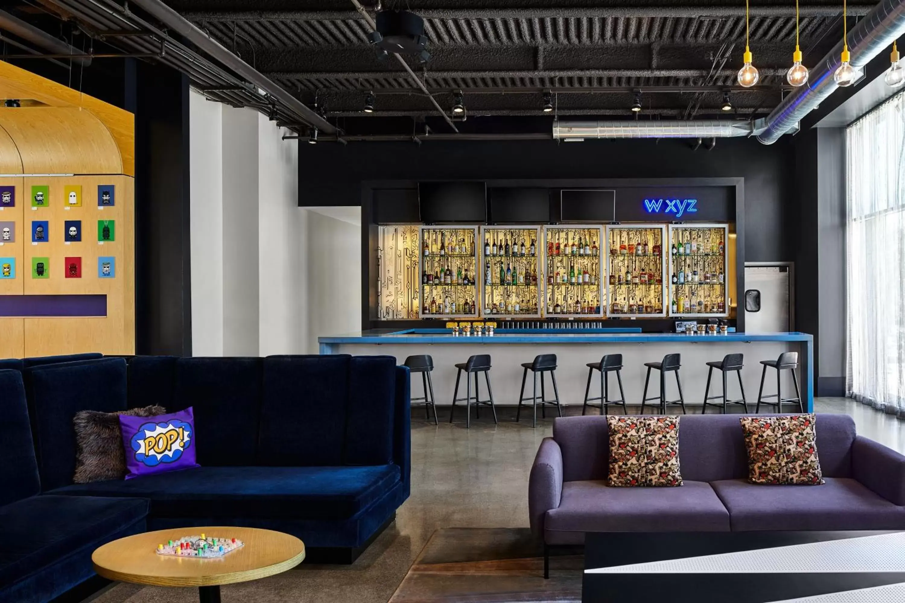 Restaurant/places to eat, Seating Area in Aloft San Francisco Airport