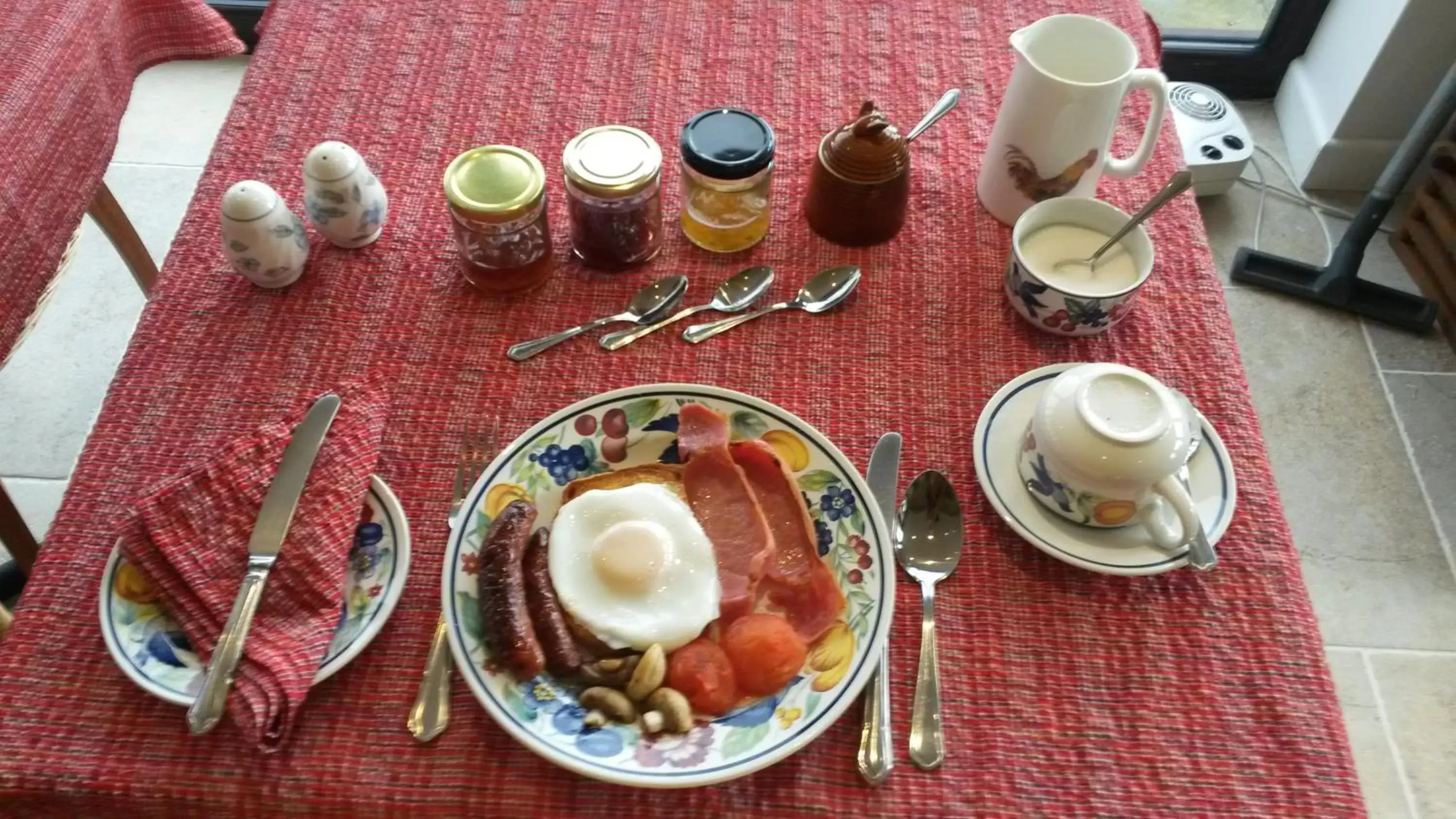 English/Irish breakfast in Green Bank Farmhouse