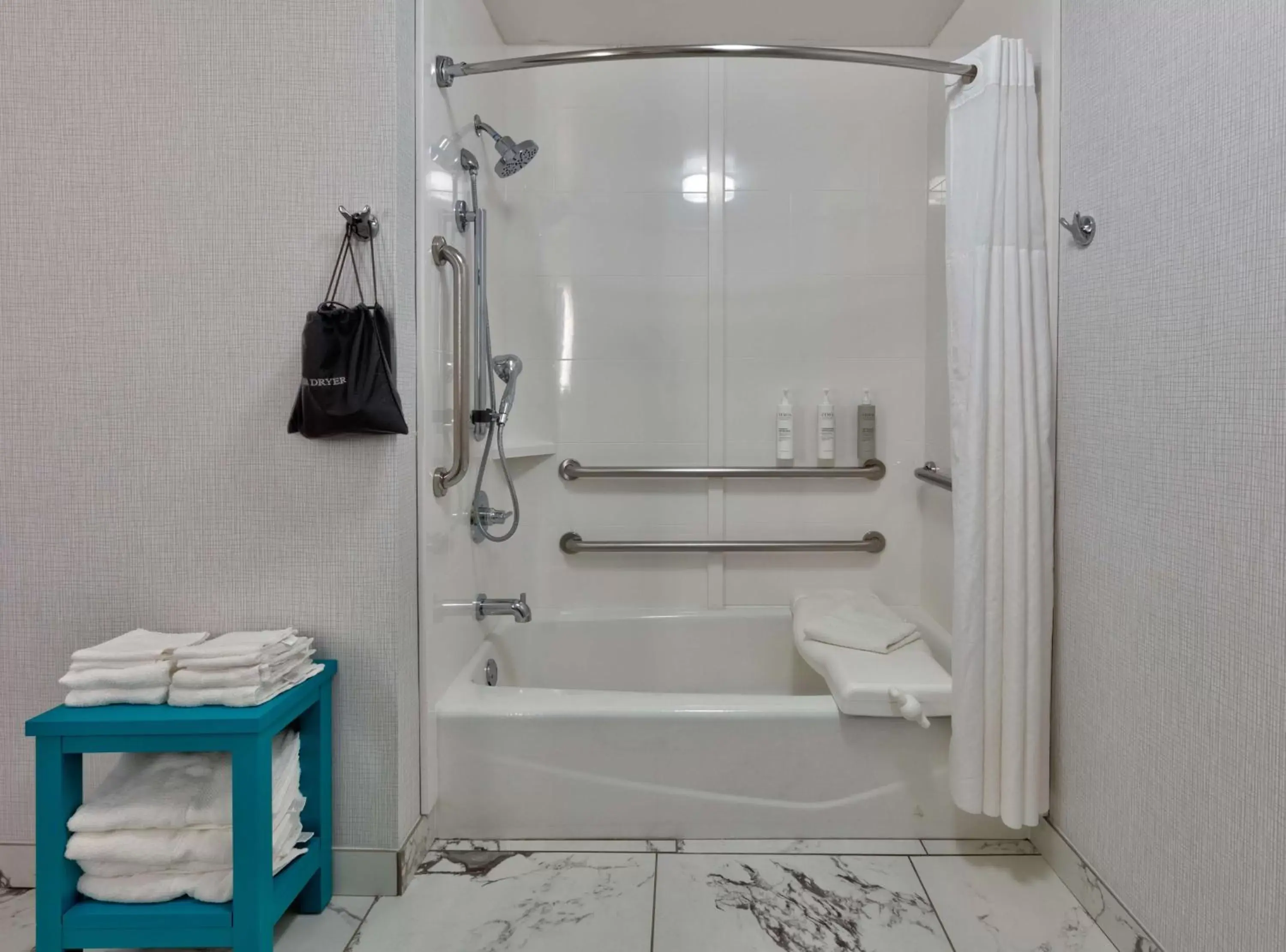 Bathroom in Hampton Inn Norfolk Bathroom in Hampton Inn Norfolk