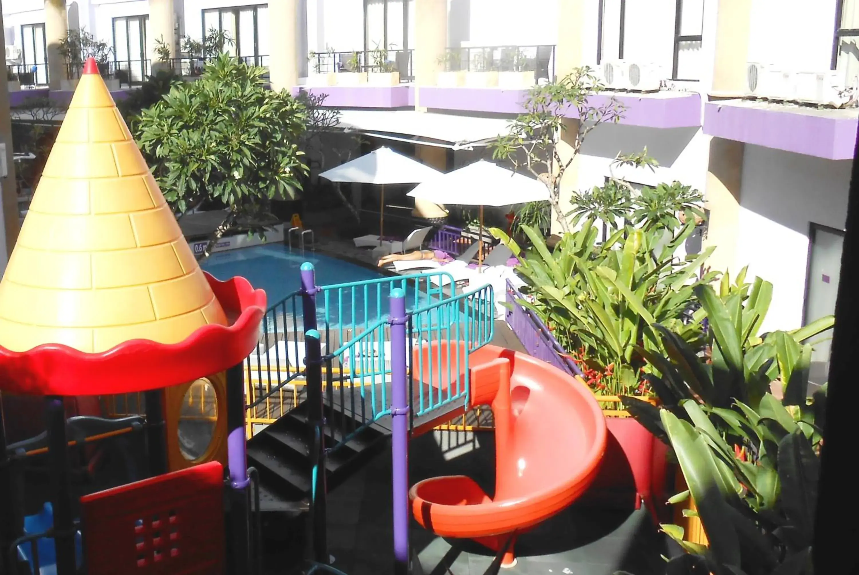 Children play ground, Water Park in Kuta Central Park Hotel