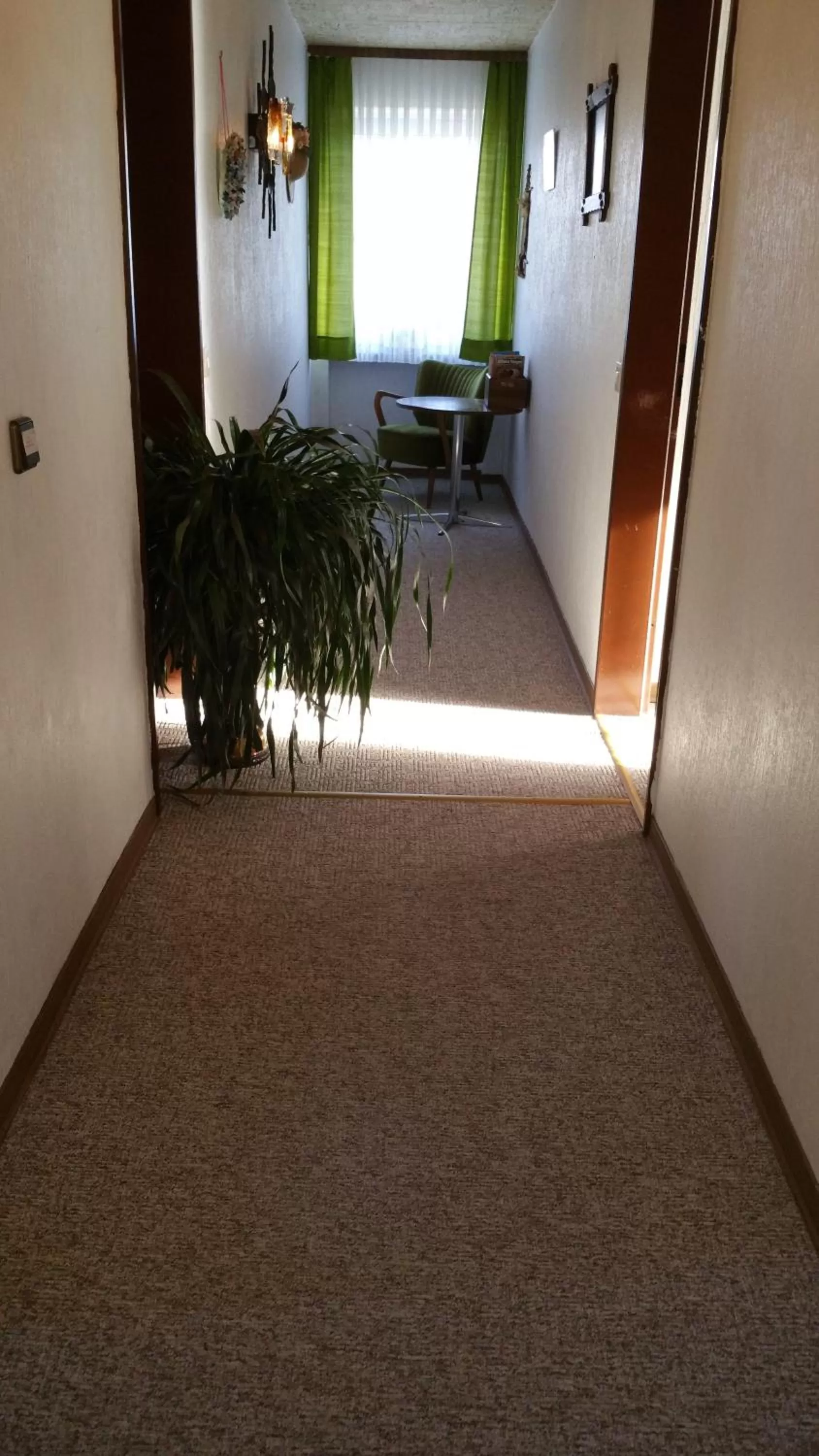 Decorative detail, Bed in Hotel Zur Schanze