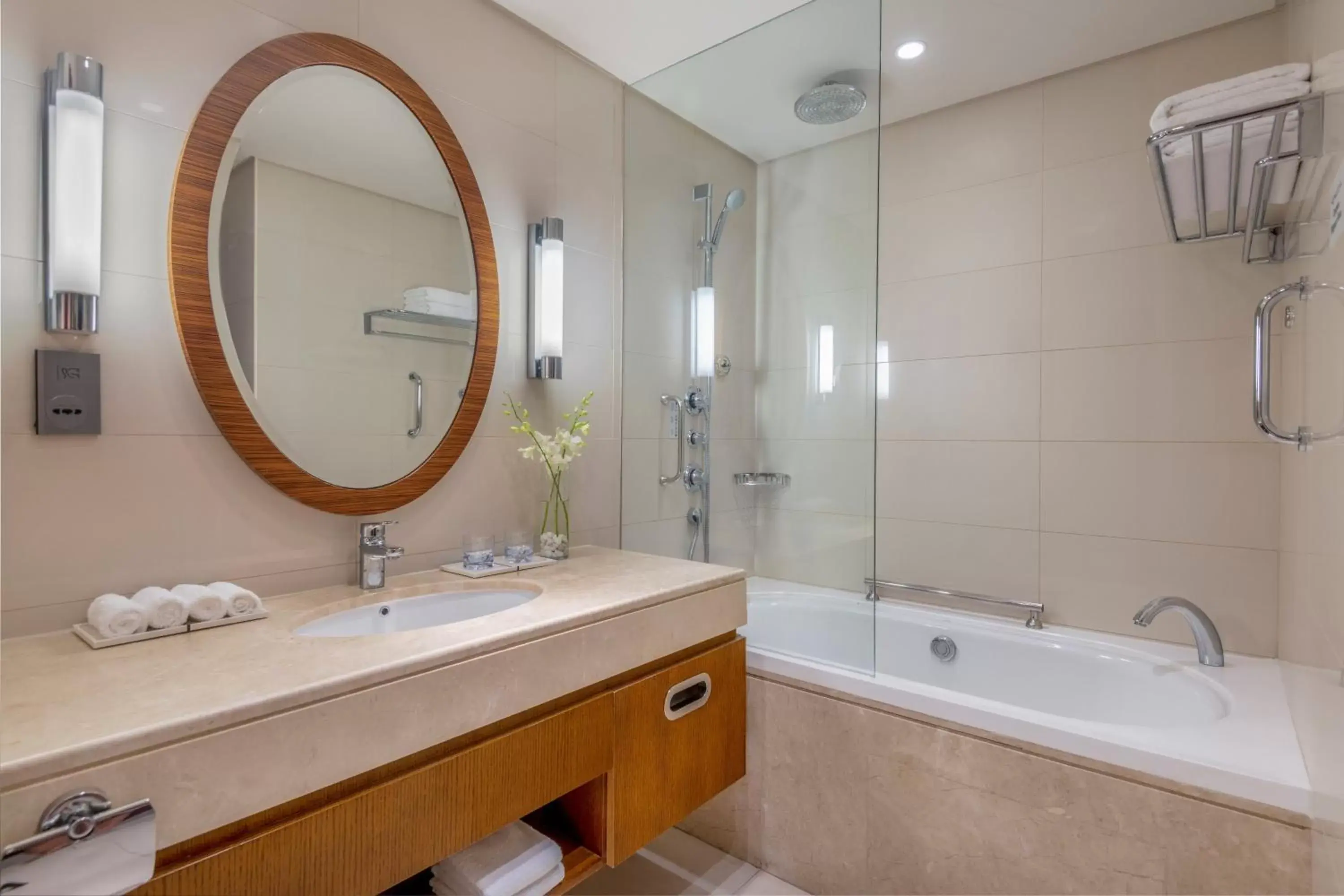 Bathroom in Crowne Plaza Doha - The Business Park, an IHG Hotel