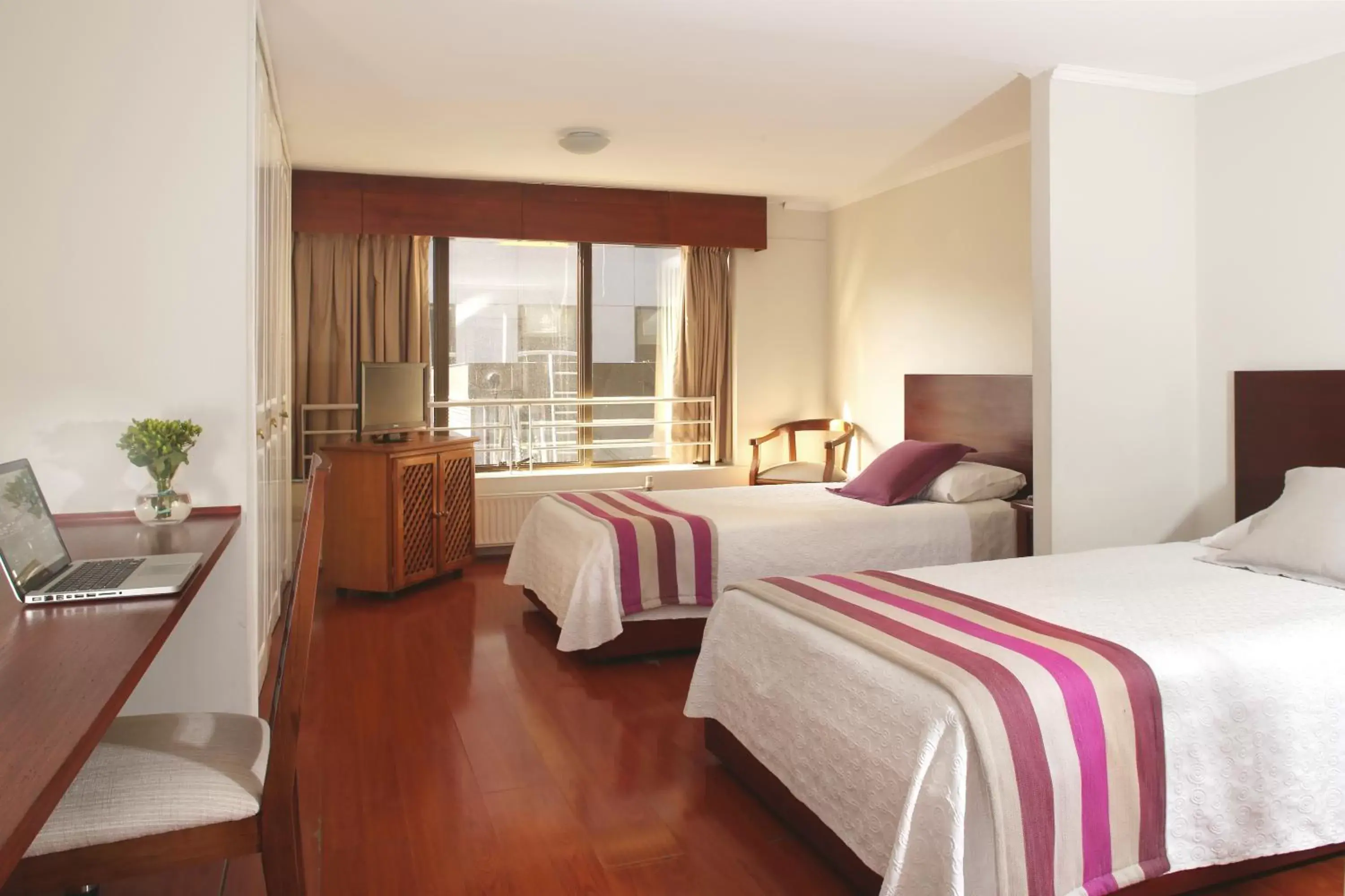 Bedroom, Bed in MR Apart Providencia (ex Apart Neruda) Bedroom, Bed in MR Apart Providencia (ex Apart Neruda)