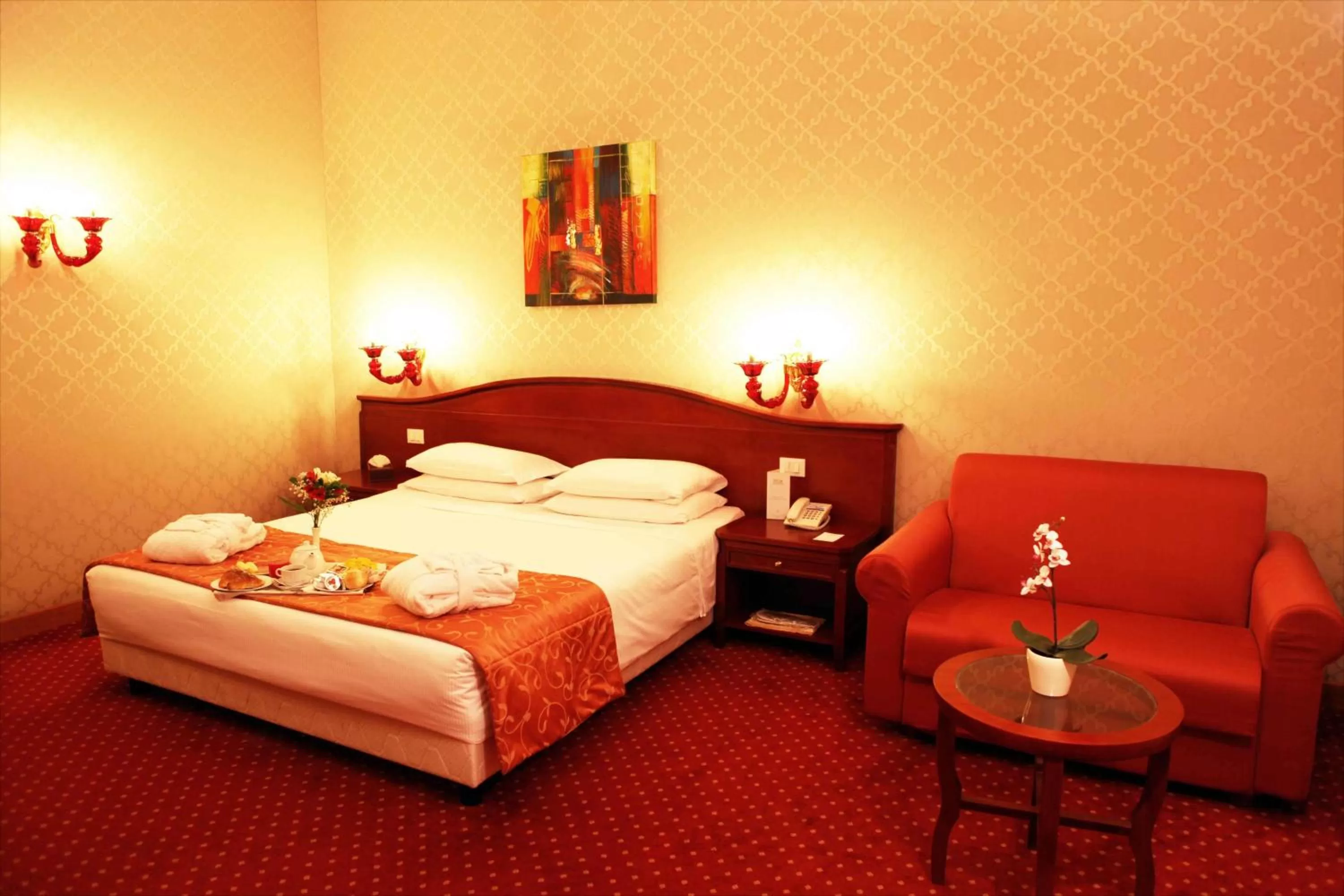 Bed in Augusta Lucilla Palace