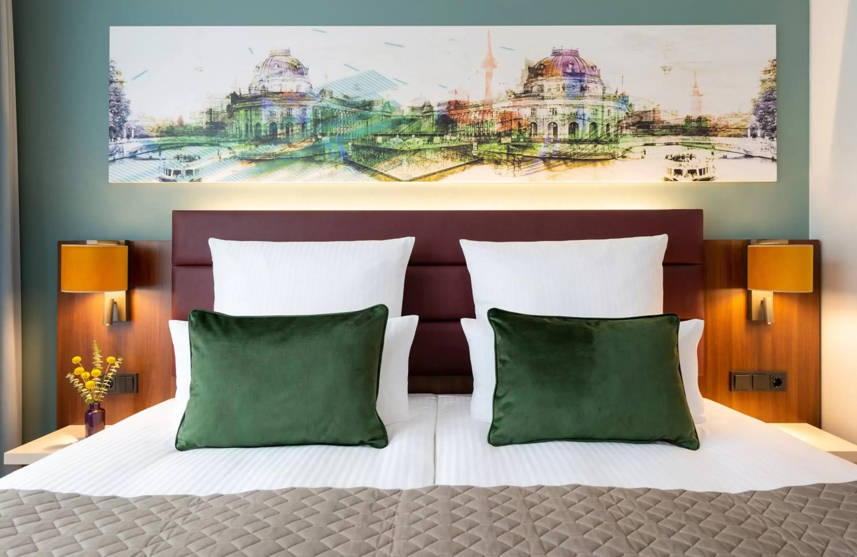 Photo of the whole room, Bed in Leonardo Royal Hotel Berlin Alexanderplatz