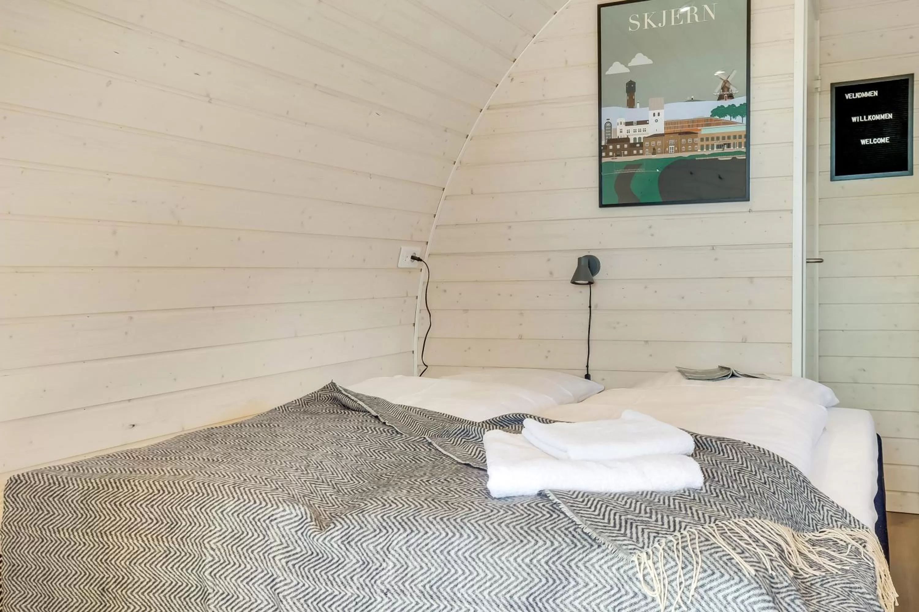 Bed in Danhostel Skjern