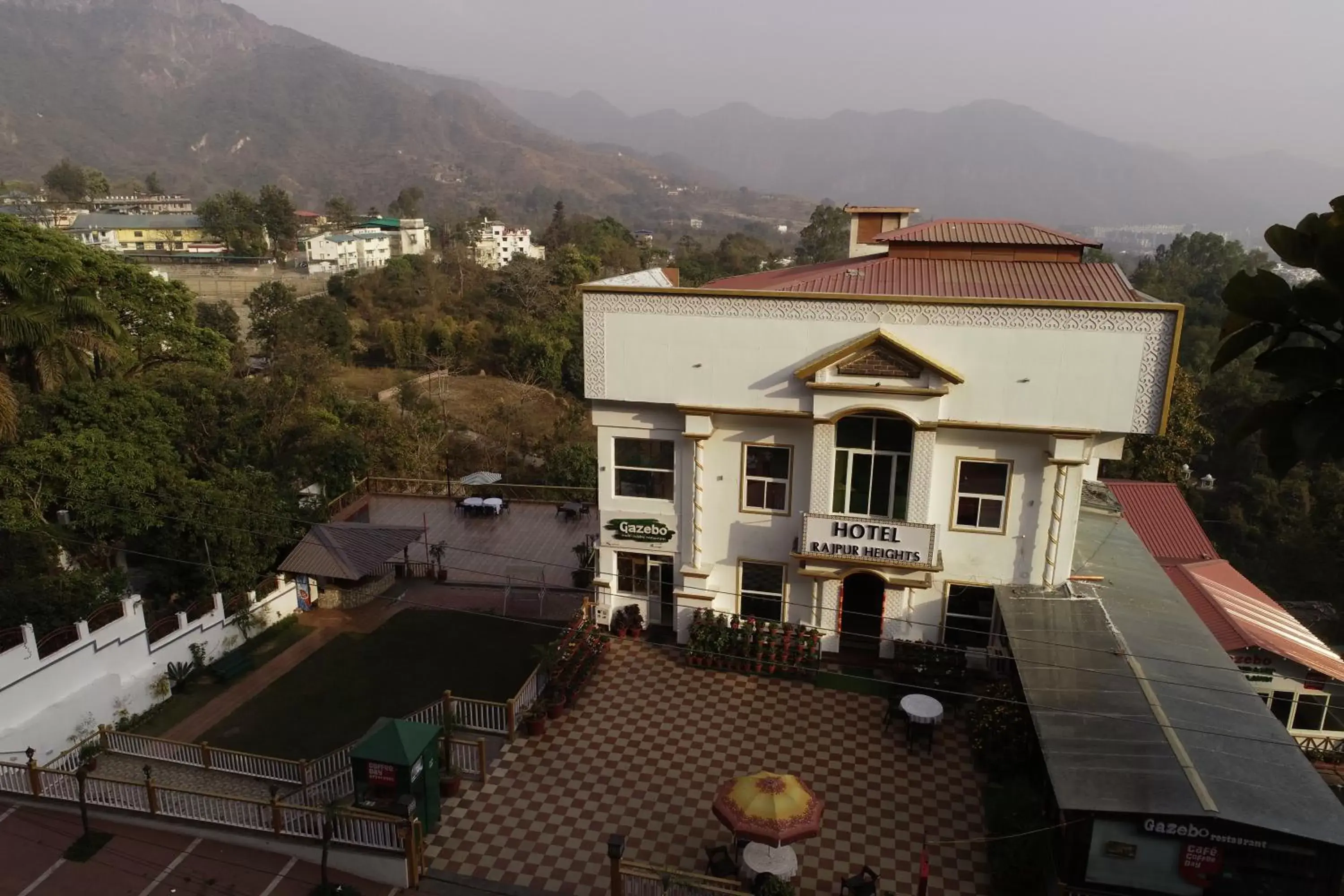 Bird's eye view in Hotel Rajpur Heights