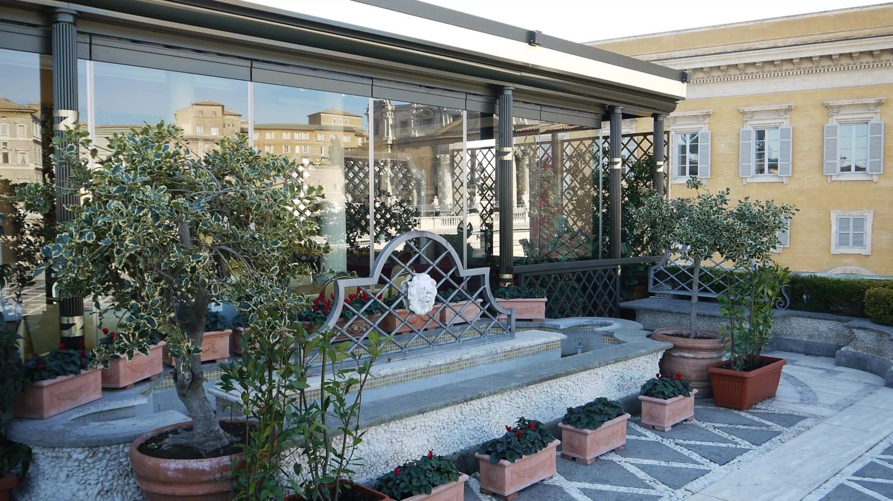 Balcony/Terrace in Residenza Paolo VI