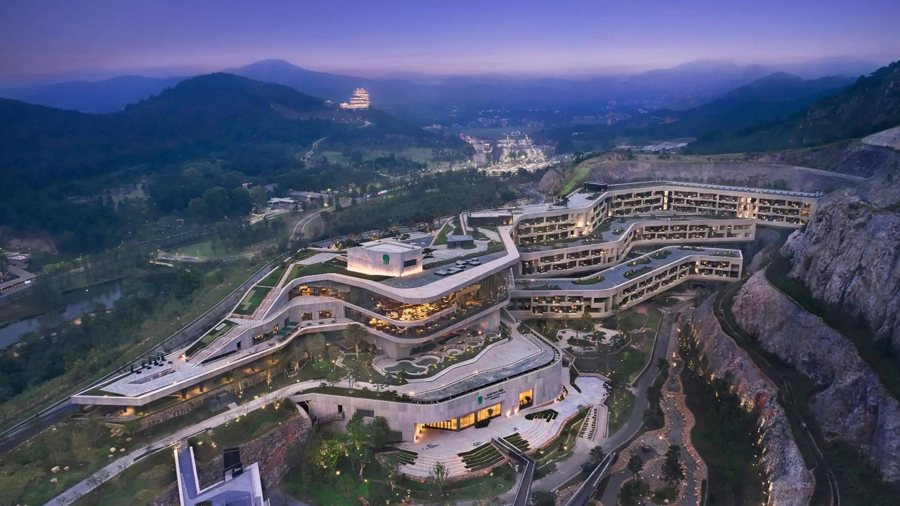 Property building, Bird's-eye View in Banyan Tree Nanjing Garden Expo