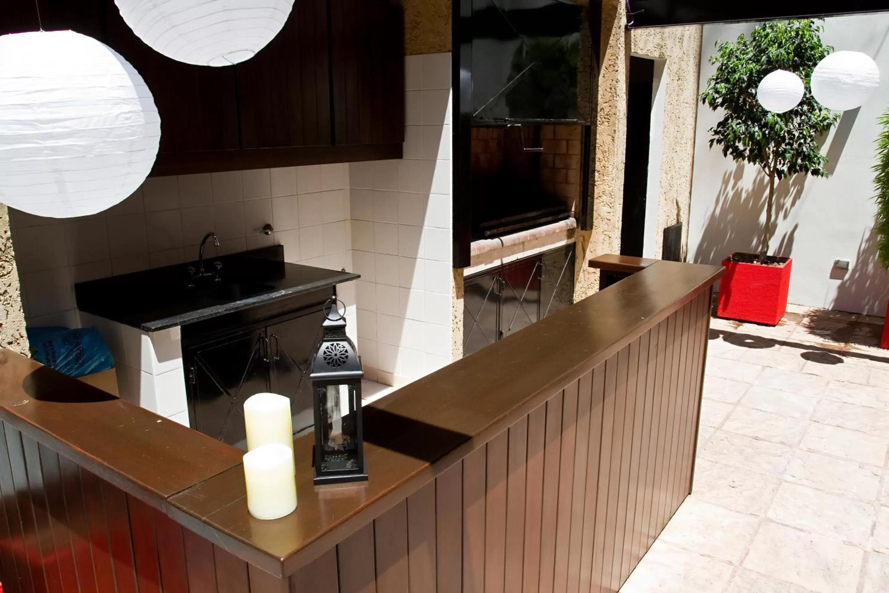 Lobby or reception, Kitchen/Kitchenette in Ribera Sur Hotel