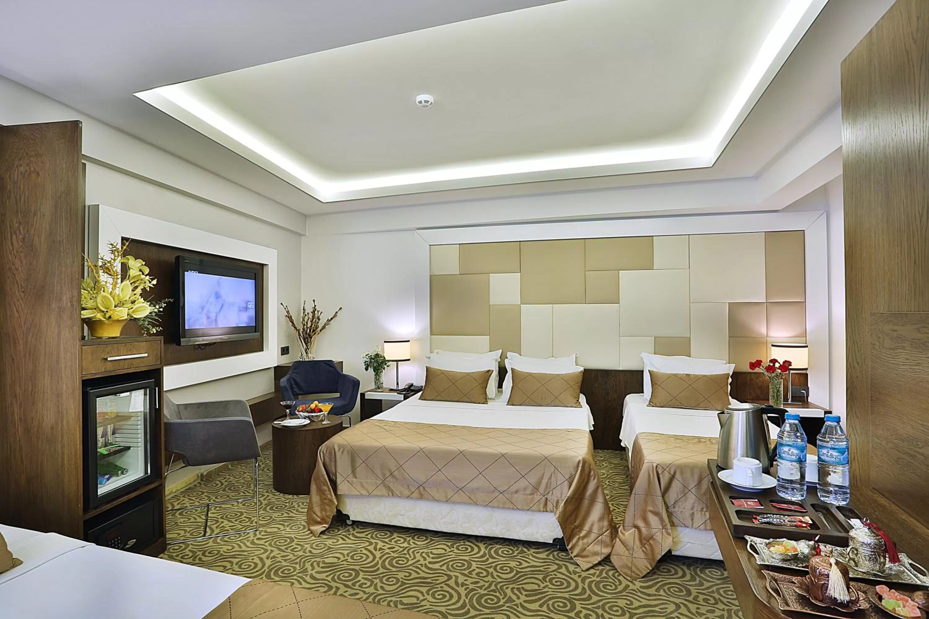 TV and multimedia, Bed in Grand Sagcanlar Hotel