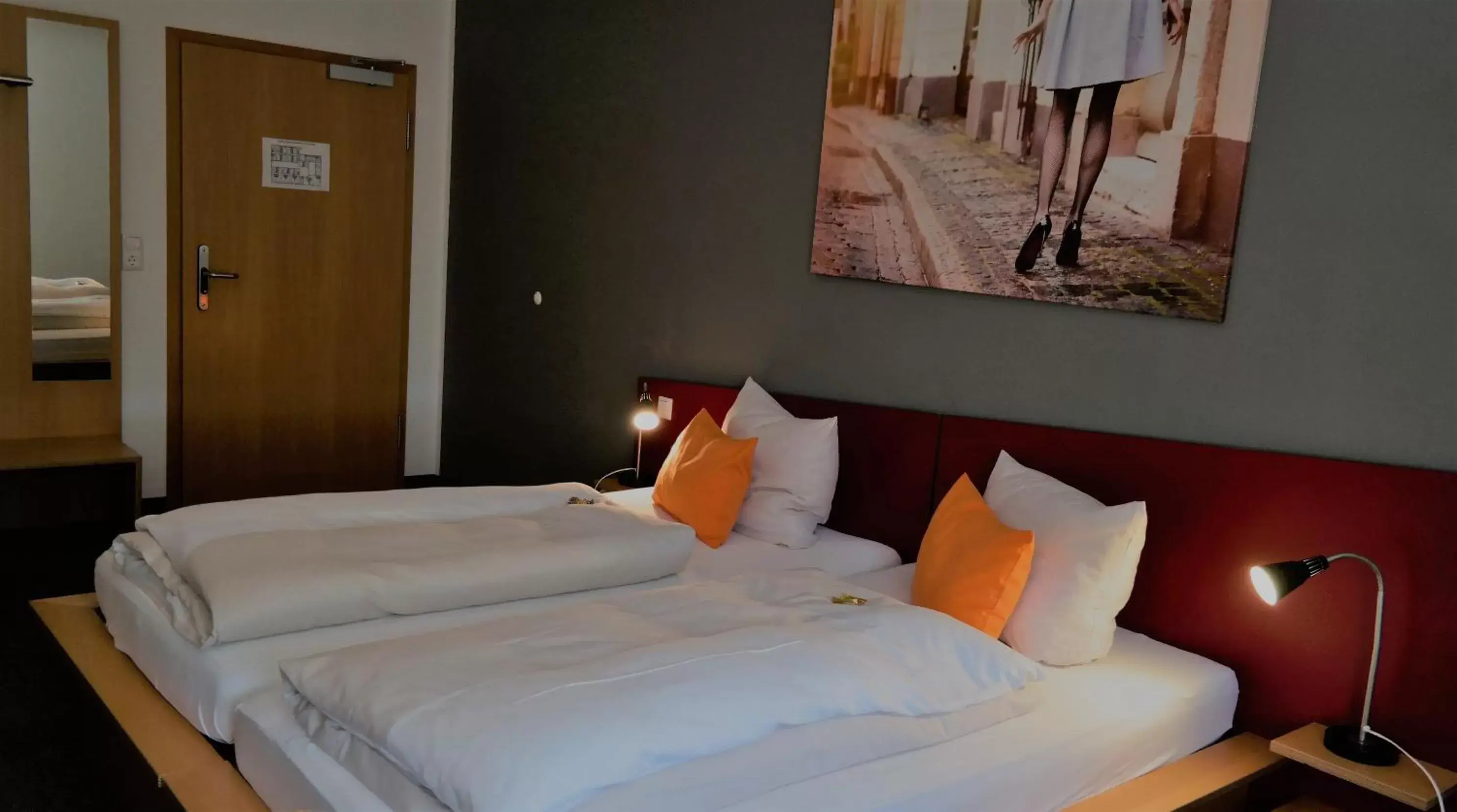 Photo of the whole room, Bed in GS Hotel Mindelheim