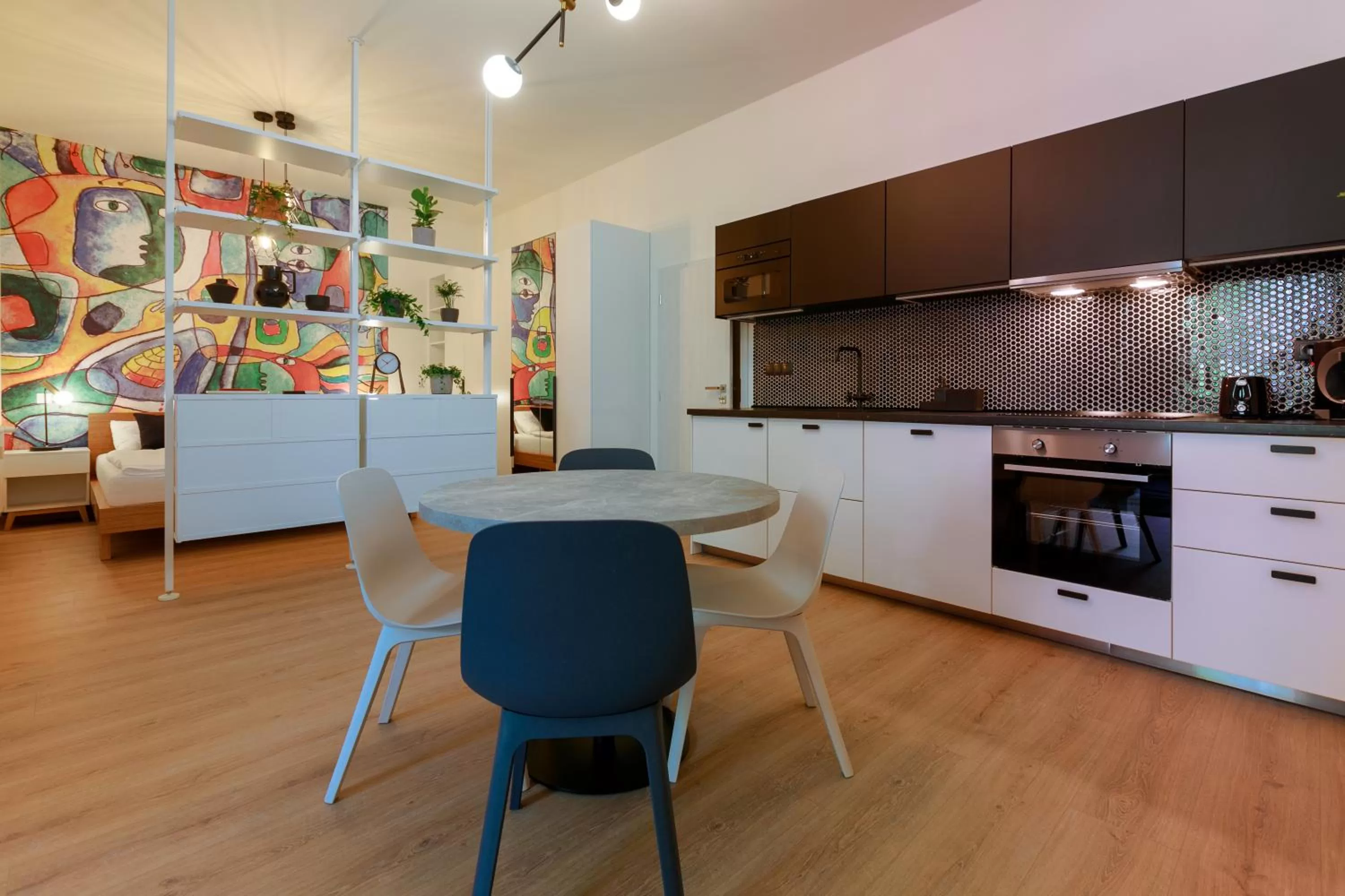 Kitchen or kitchenette in Avantgarde apartments