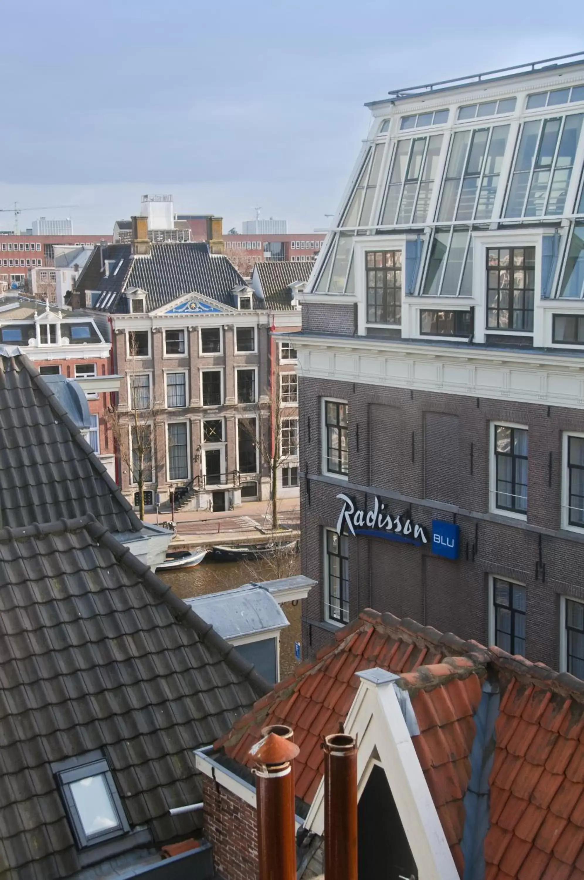 Property building in Radisson Blu Hotel, Amsterdam City Center