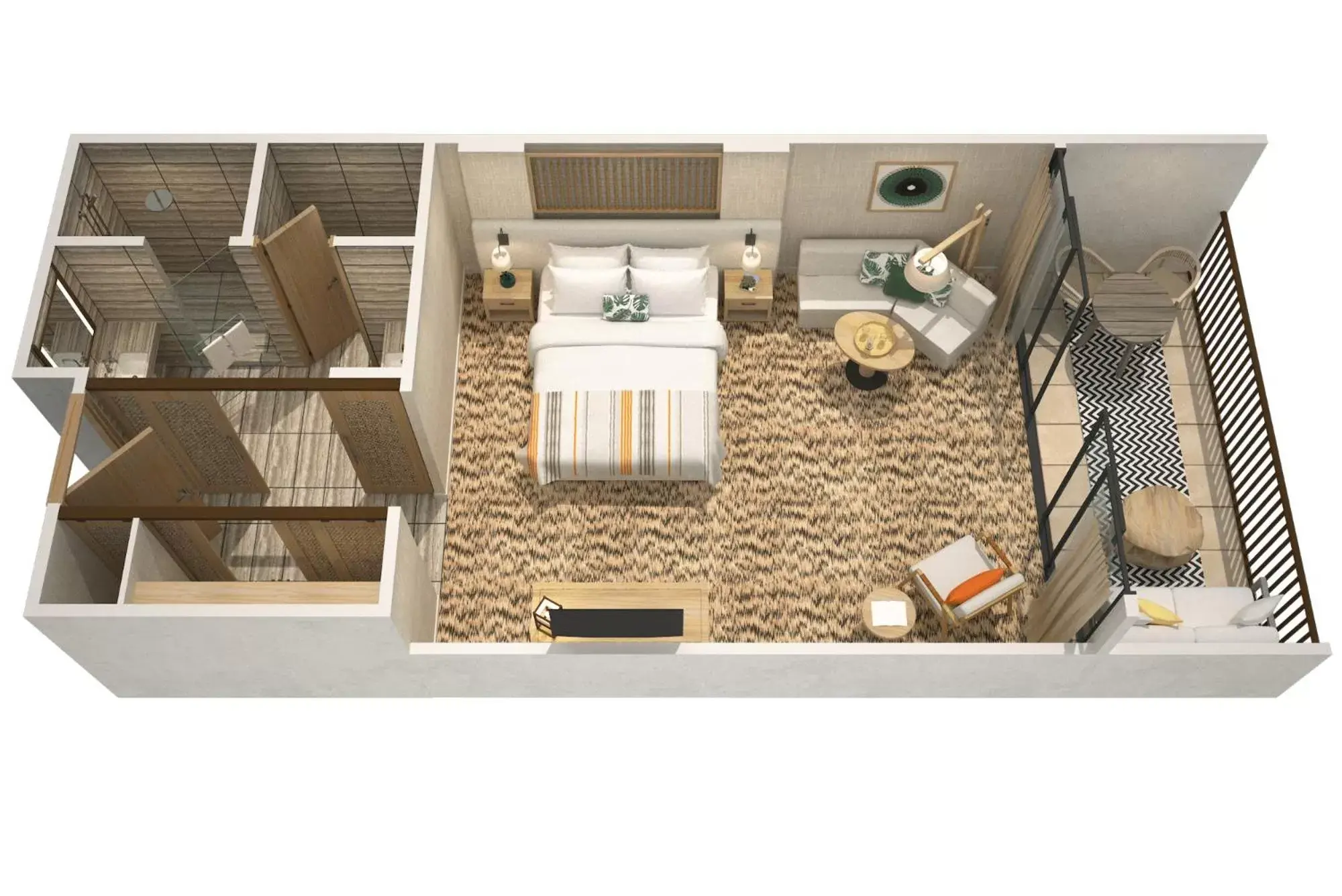 Floor Plan in Mauna Lani, Auberge Resorts Collection