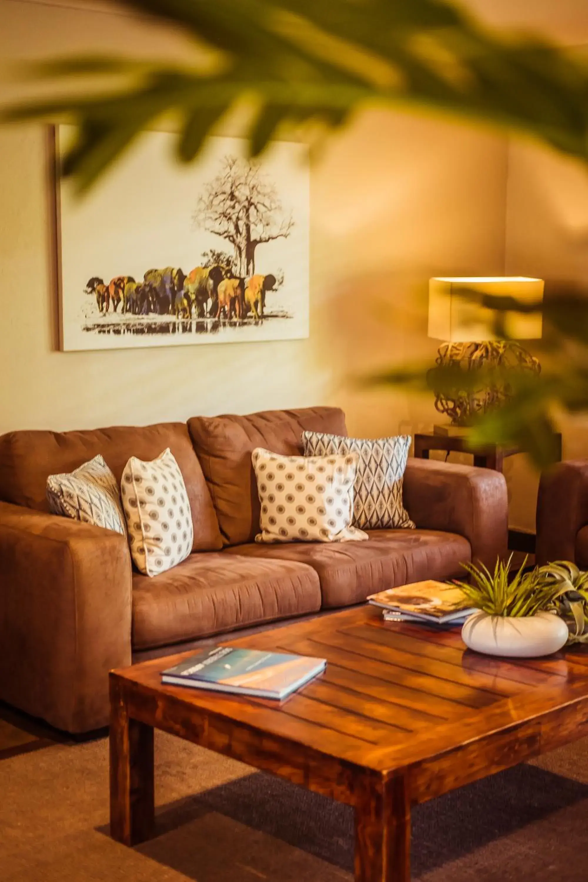 Communal lounge/ TV room in Bushveld Terrace - Hotel on Kruger