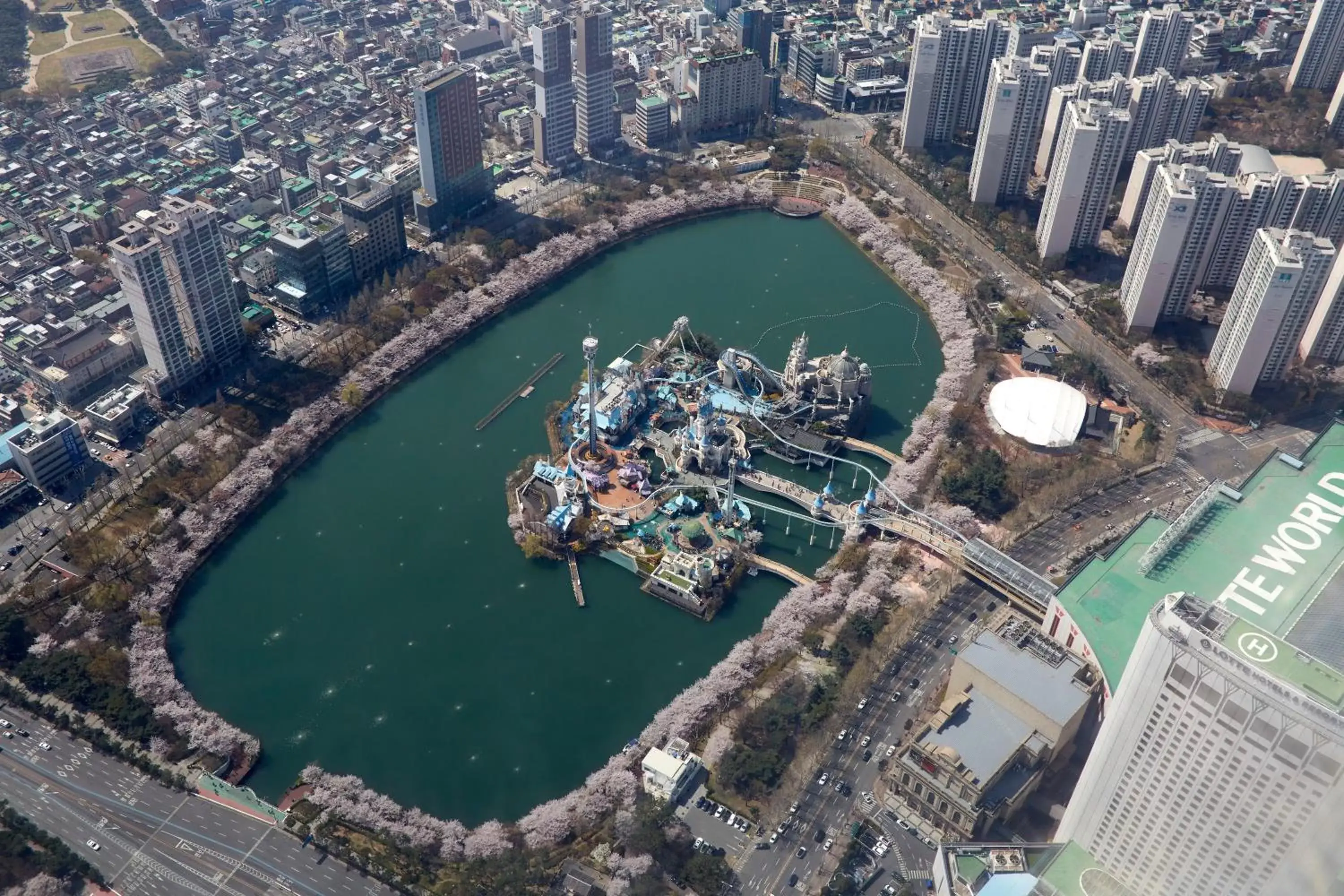 Neighbourhood, Bird's-eye View in Lotte Hotel World