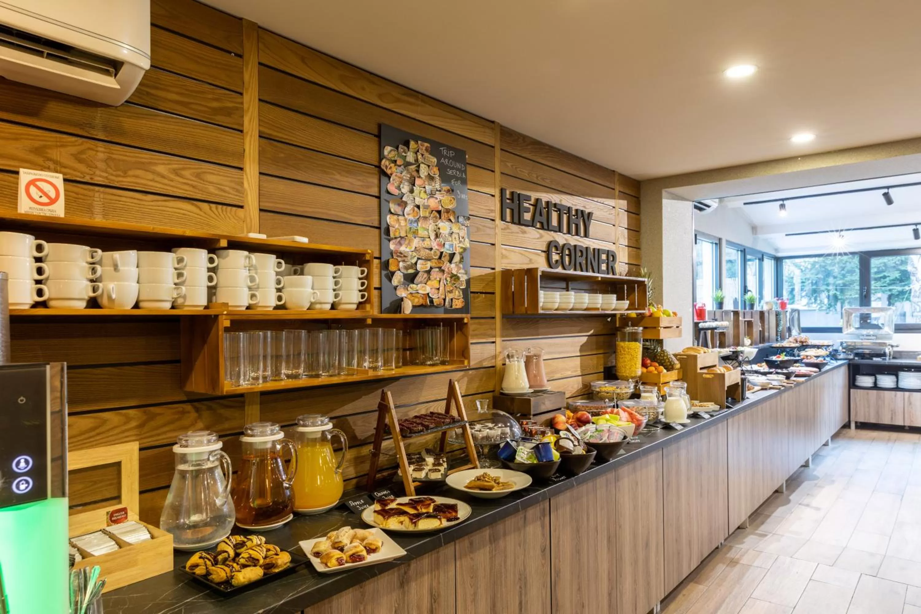 Buffet breakfast in Nobel Gallery Hotel