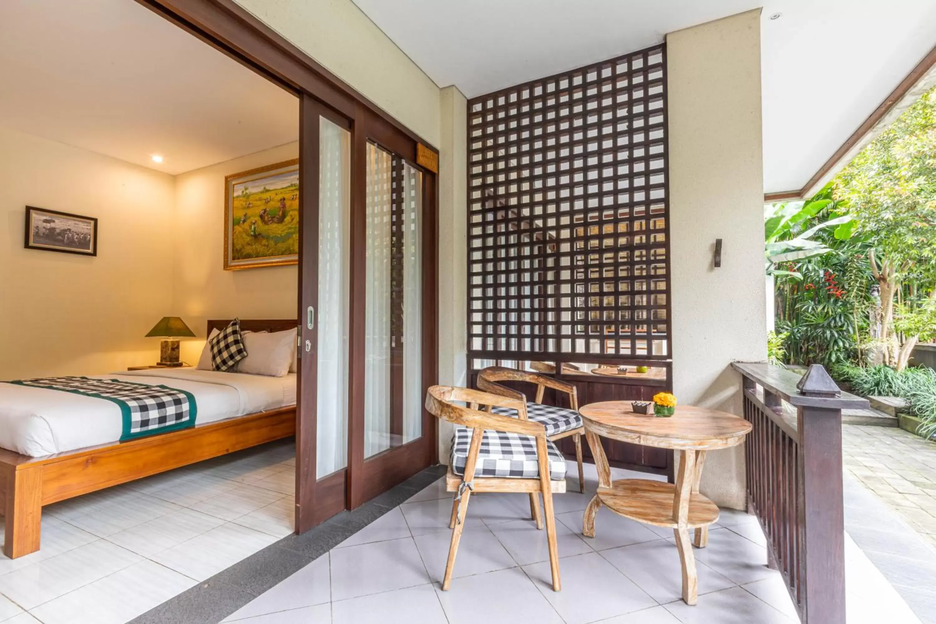 Bed in Meruhdani Boutique Hotel Ubud